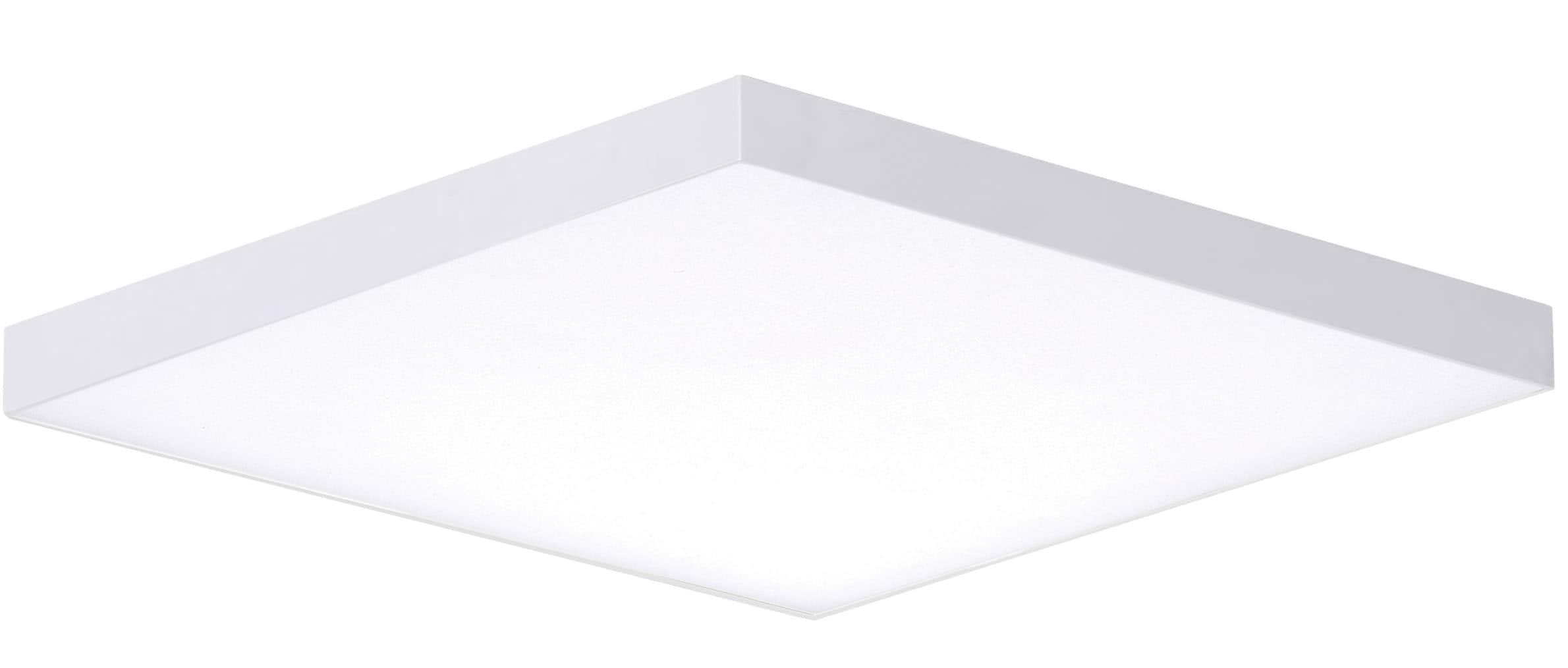 Maxim 57669Wt Trim 11" Wide Integrated Led Flush Mount Ceiling Fixture - White