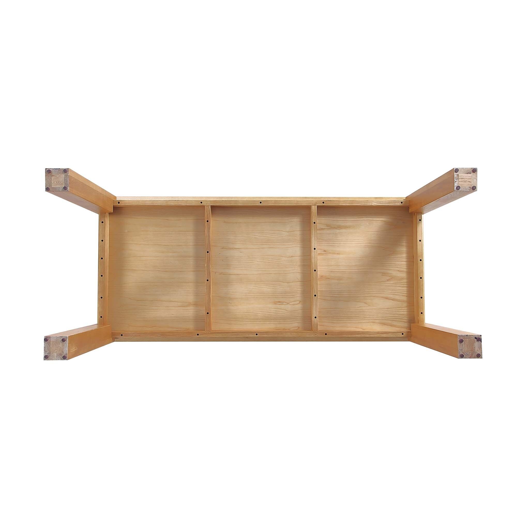 Manhattan Comfort 9pc 70.86" Rockaway and Colbert Rectangle Dining Set: Industrial Chic, Ash Wood, Foam Padded Seats