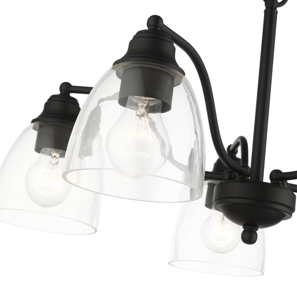Livex Lighting Montgomery 5 - Light Chandelier in  Black