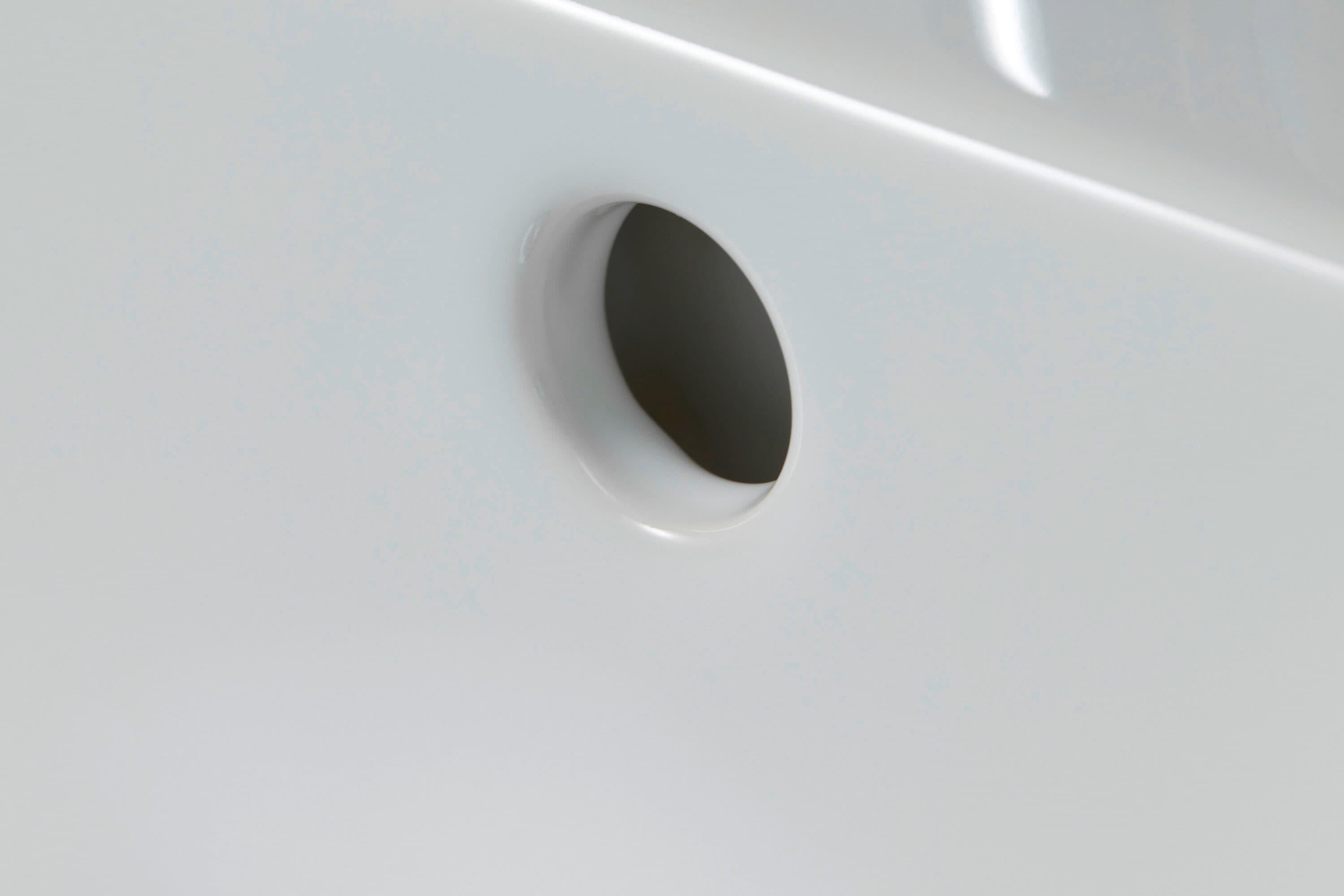 D-Code Ceramic 18" Bathroom Sink with Overflow