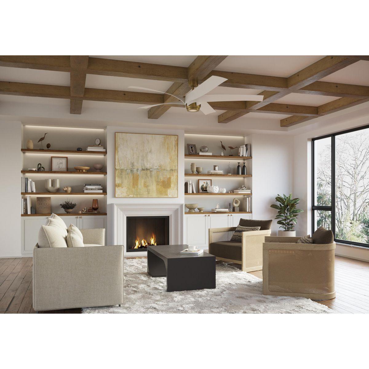 Burniece 72'' Ceiling Fan with LED Lights