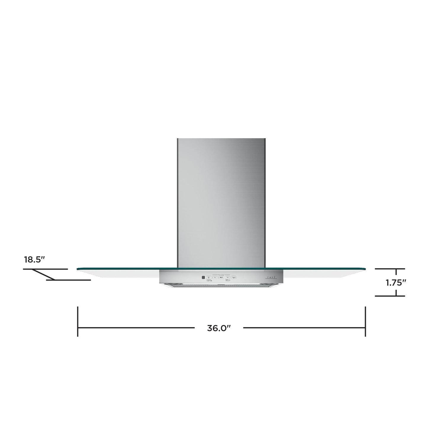 Café 350 CFM Convertible Wall Mount Range Hood with Nightlight