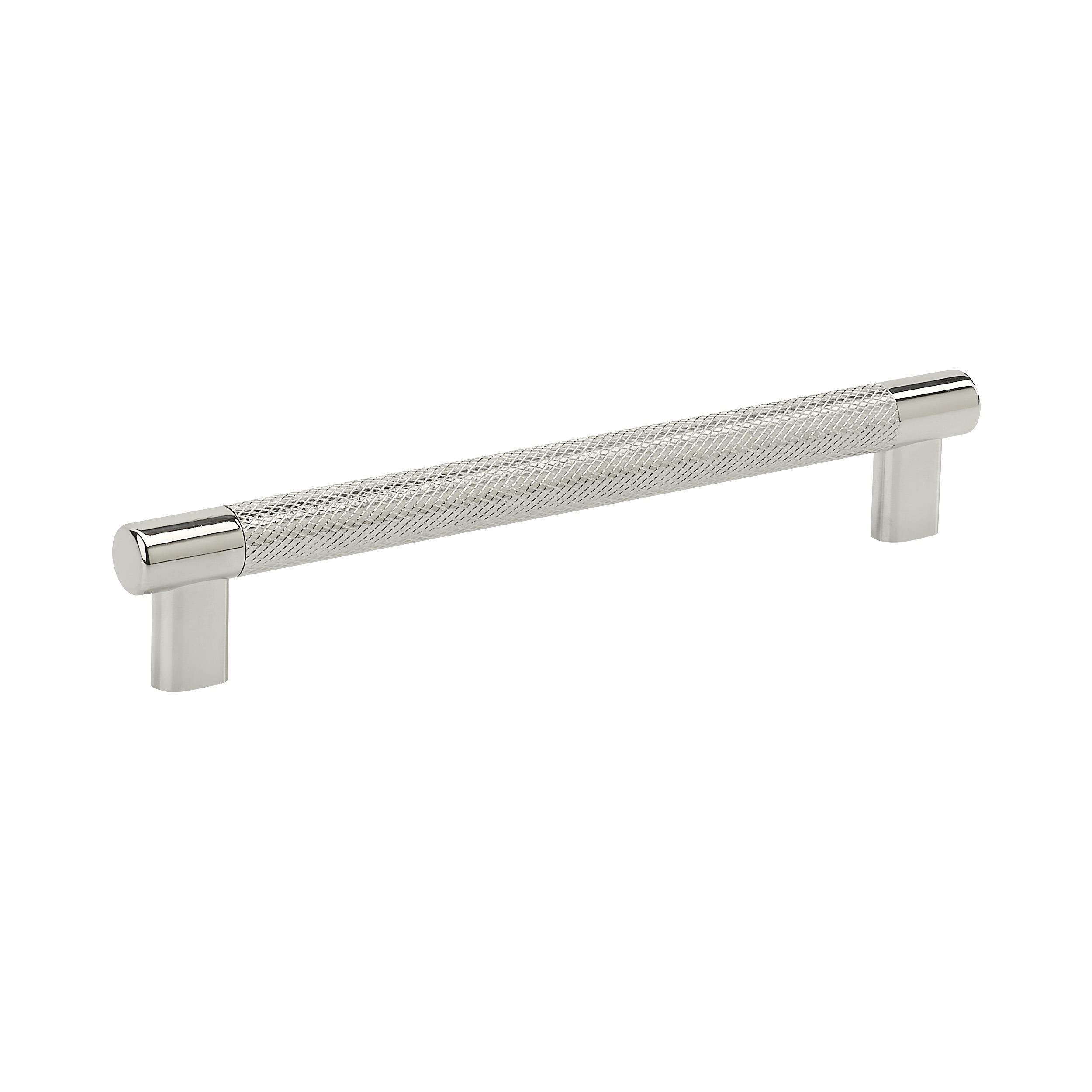 Amerock Bronx 8 inch (203mm) Center-to-Center Polished Nickel Cabinet Pull