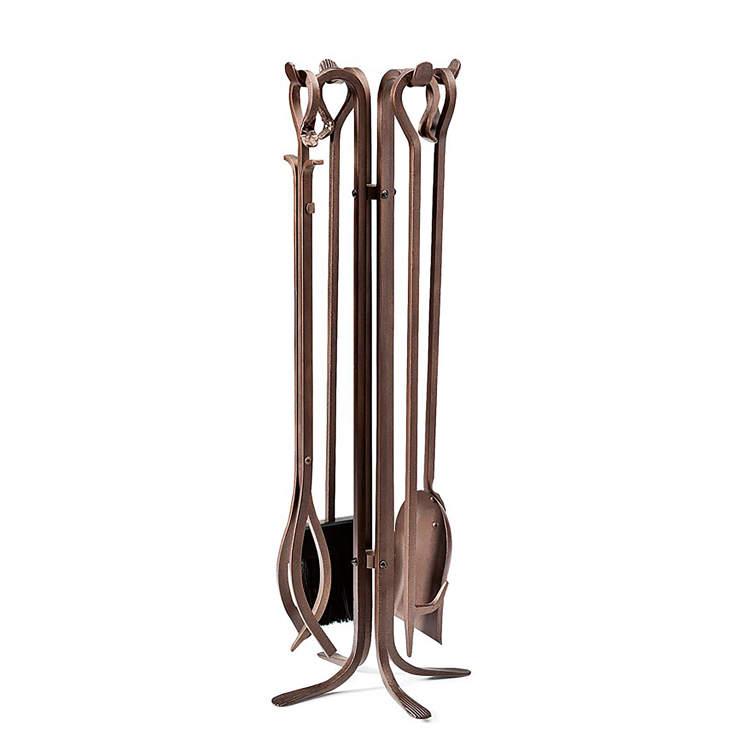 Plow & Hearth 5 Piece Fireplace Tool Set