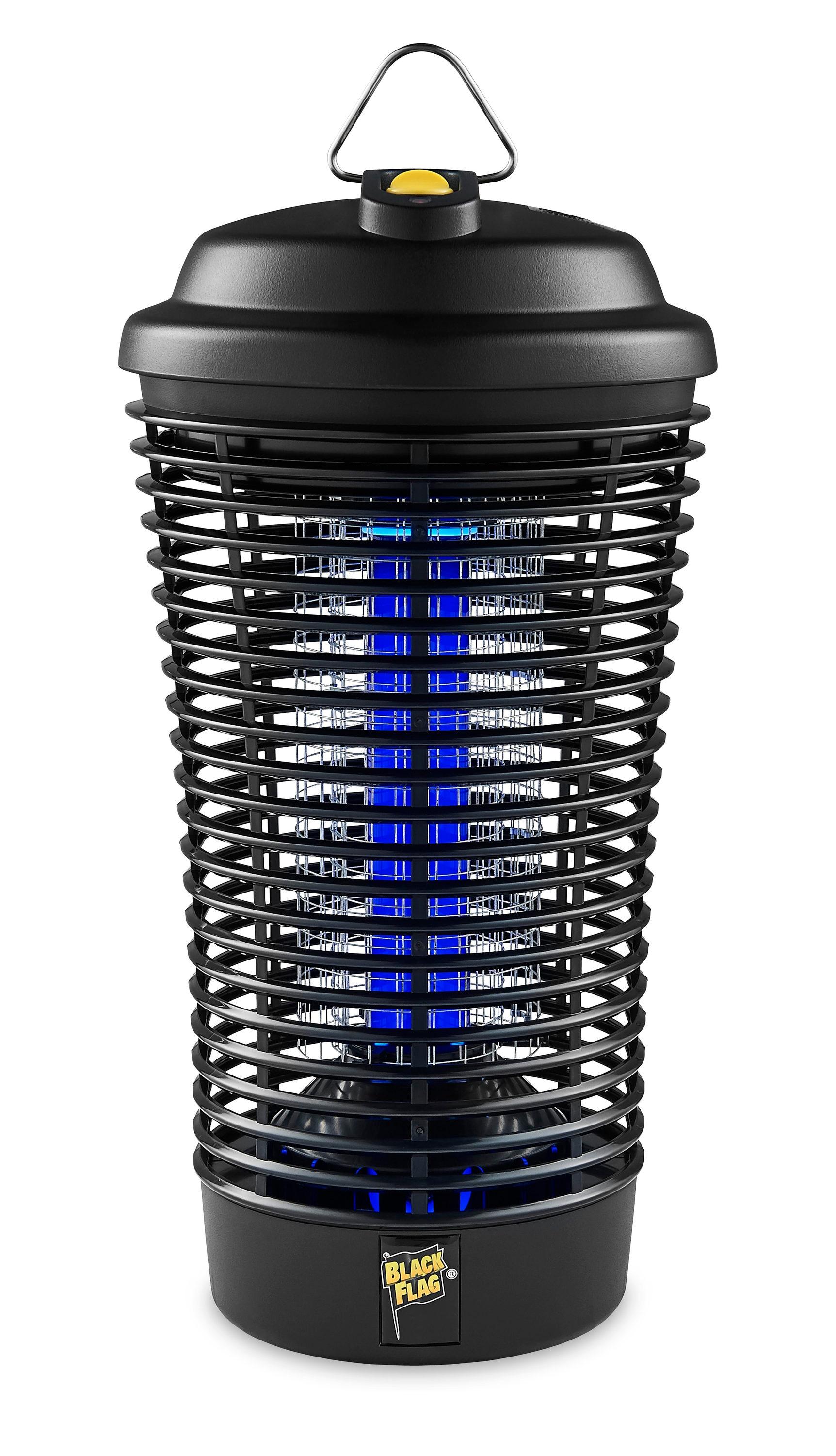 Black Flag 5500 Volt Deluxe 40 Watt Electronic Insect Killer,  Bug Zapper, 1.5 Acre Coverage, Black
