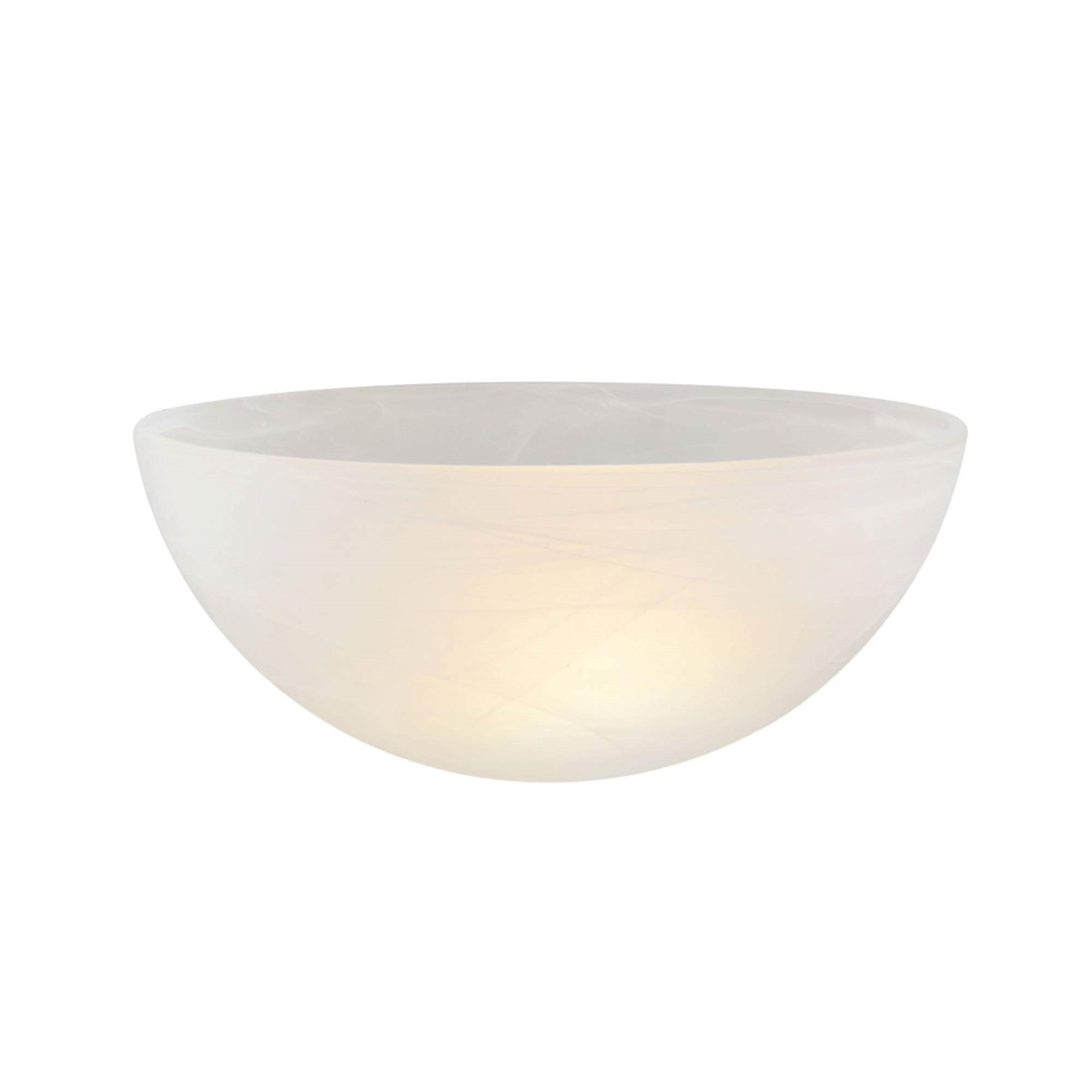 Aspen Creative 23516-21,Albaster Glass Shade for Medium Base Socket Torchiere Lamp, Swag Lamp and Pendant,13" Diameter x 5-3/4" High.