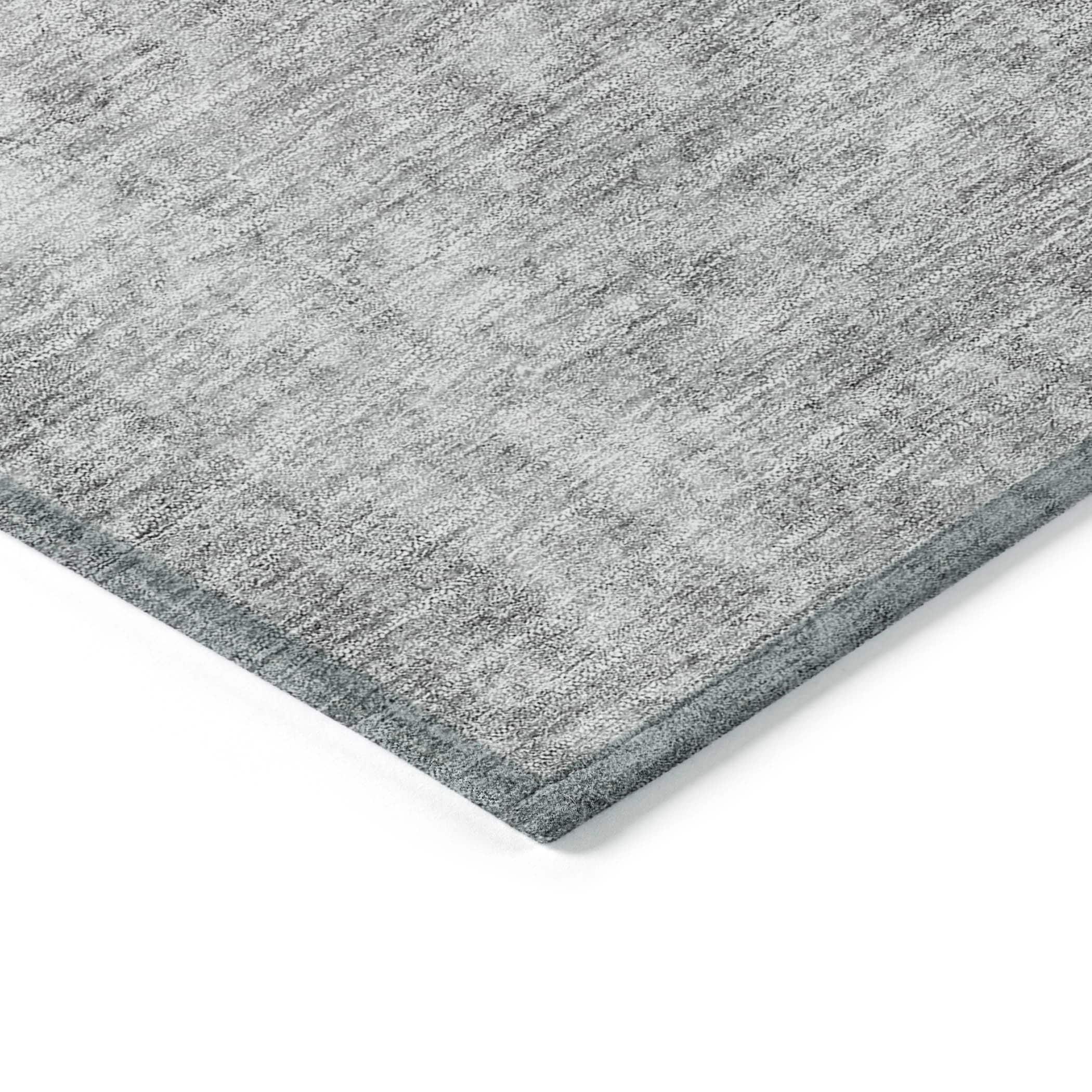 Addison Rugs Chantille ACN656 Gray 3' x 5' Indoor Outdoor Area Rug, Easy Clean, Machine Washable, Non Shedding, Bedroom, Entry, Living Room, Dining Room, Kitchen, Patio Rug