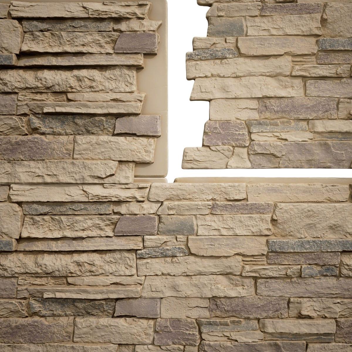 Acadia Ledge Stacked Faux Stone Wall Paneling