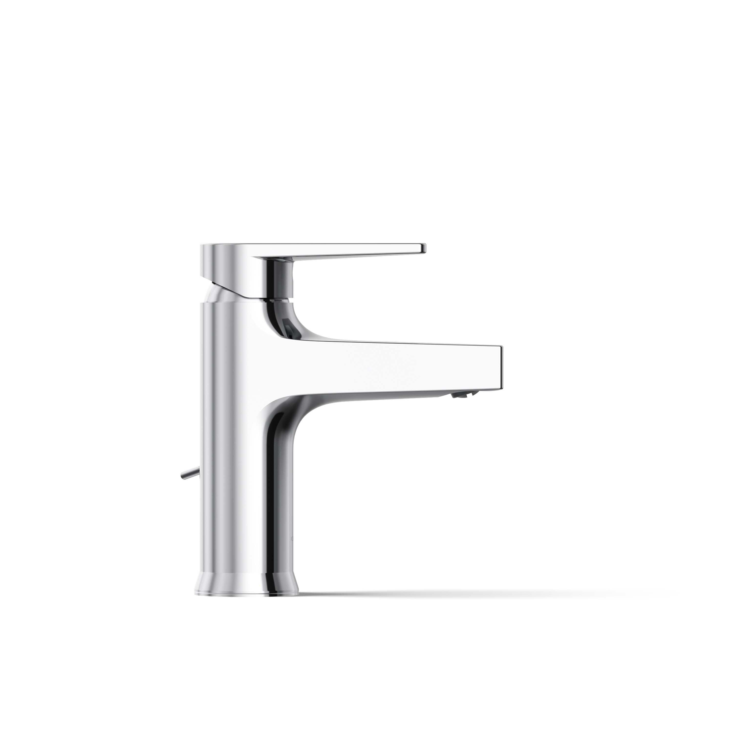 Kohler Taut Single-Handle Bathroom Faucet with Pop-Up Drain Assembly, One Hole Bathroom Sink Faucet, 1.2 gpm