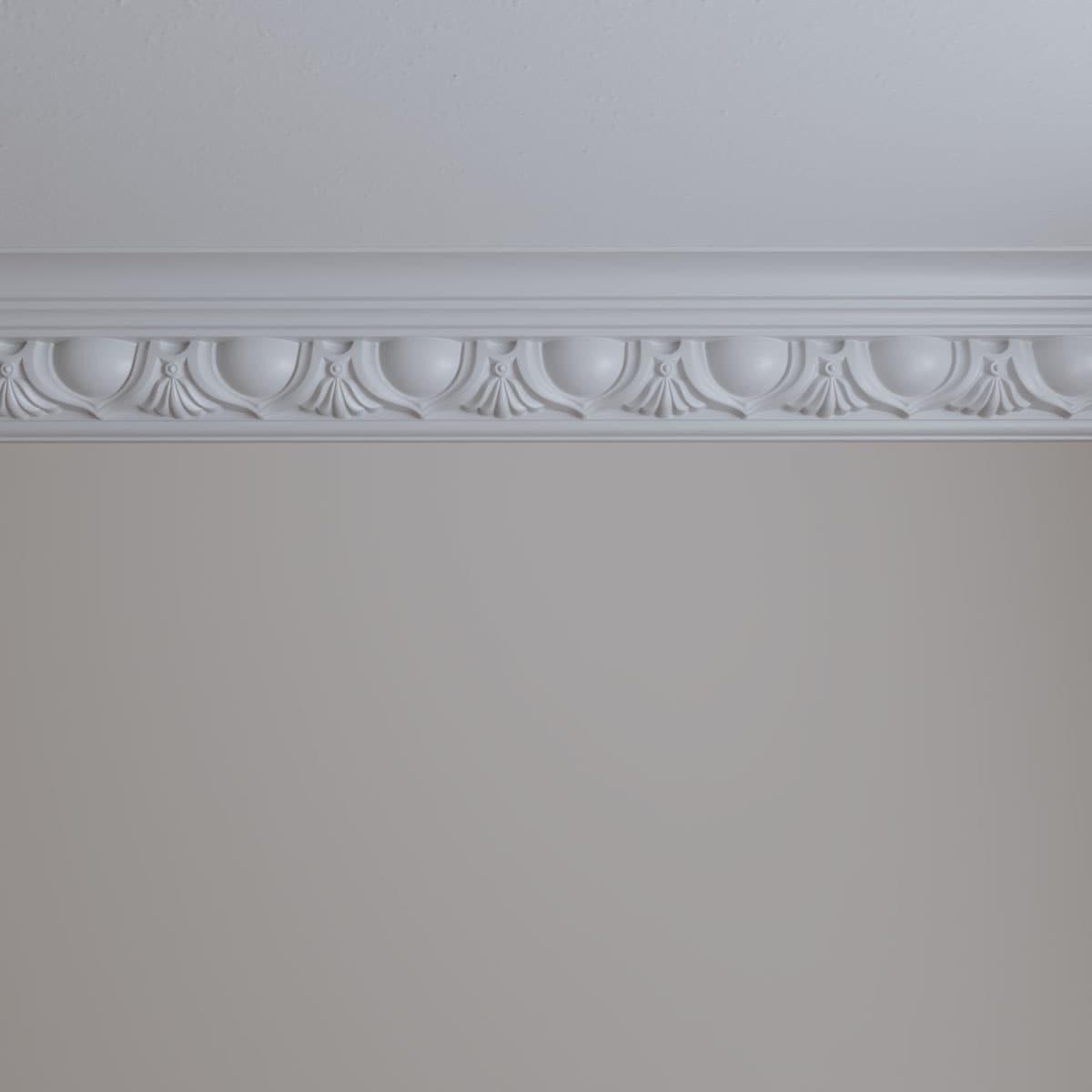 Ekena Millwork 5 5/8"H x 5 1/4"P x 7 5/8"F x 94 1/2"L, (6" Repeat), Artis Crown Moulding