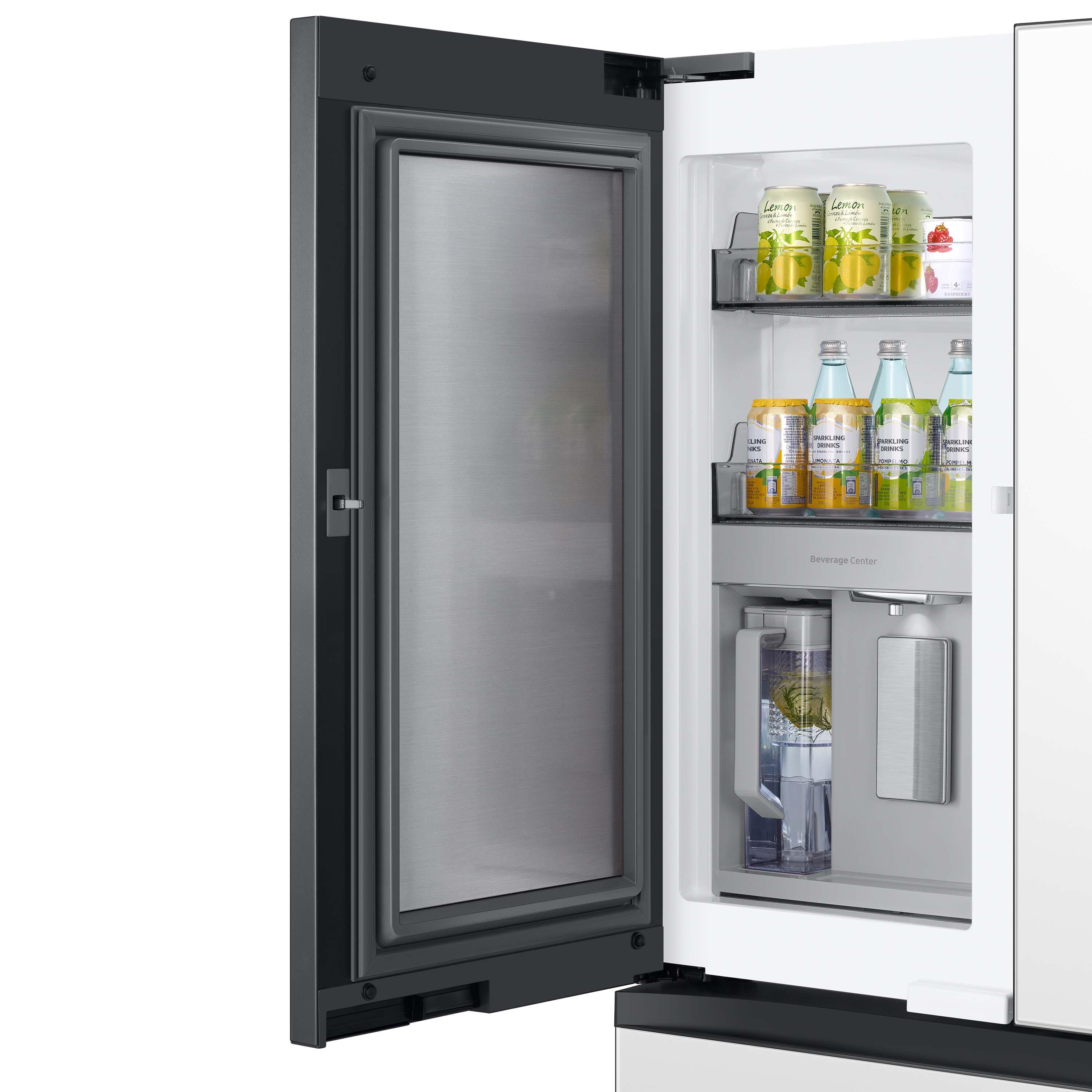 Bespoke 4-Door French Door Refrigerator (29 cu. ft.) with Beverage Center™ - Middle and Bottom Panels