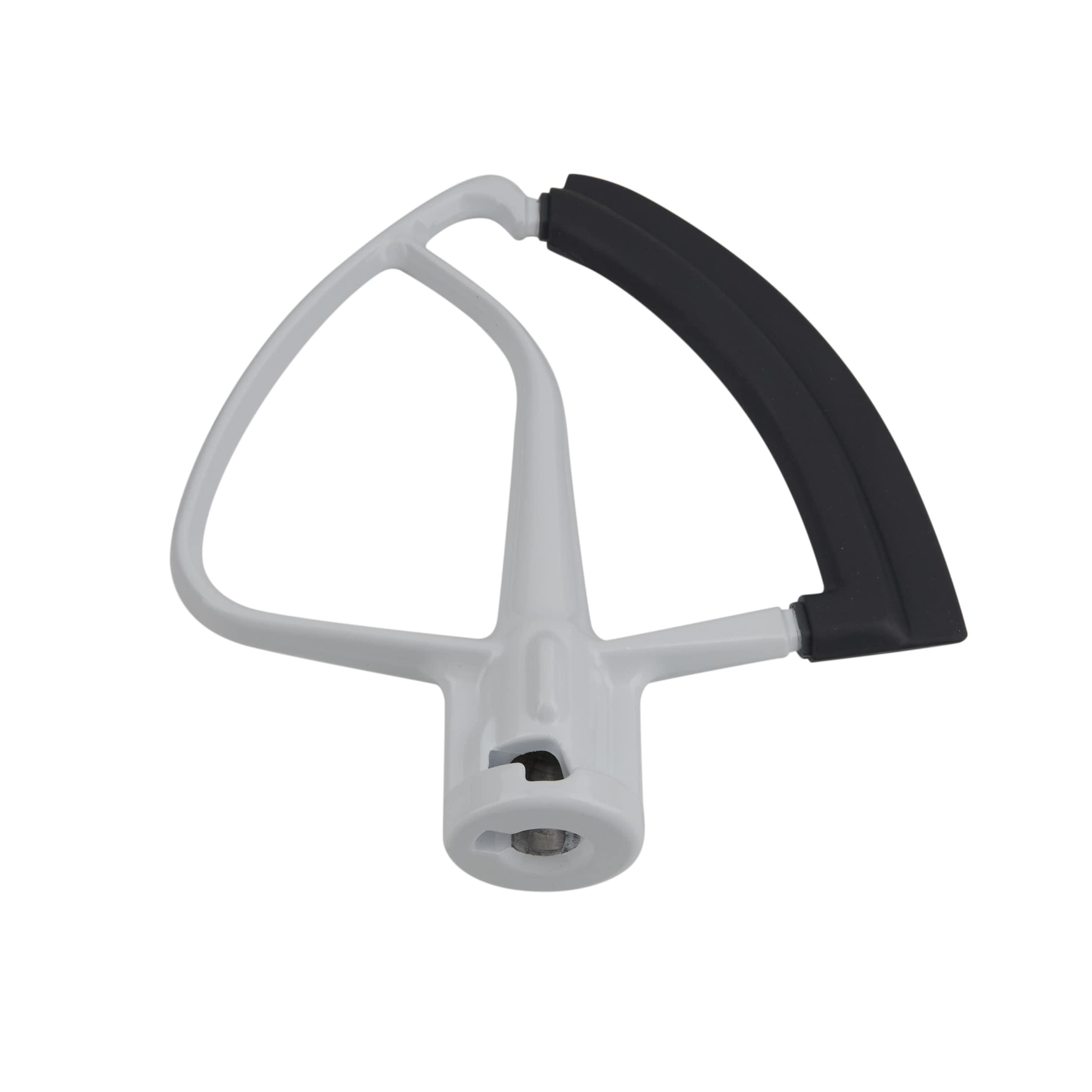 KitchenAid 5qt Tilt-Head Flex Edge Beater- KFE5T: Mixer Paddle Attachment, Dishwasher-Safe, Metal, White
