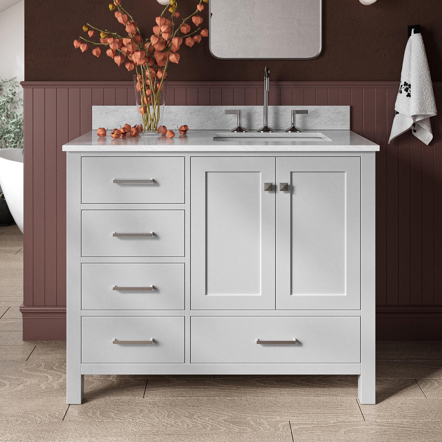 Ariel A043srcw2rvo Cambridge 43" Free Standing Single Basin Vanity Set - Grey