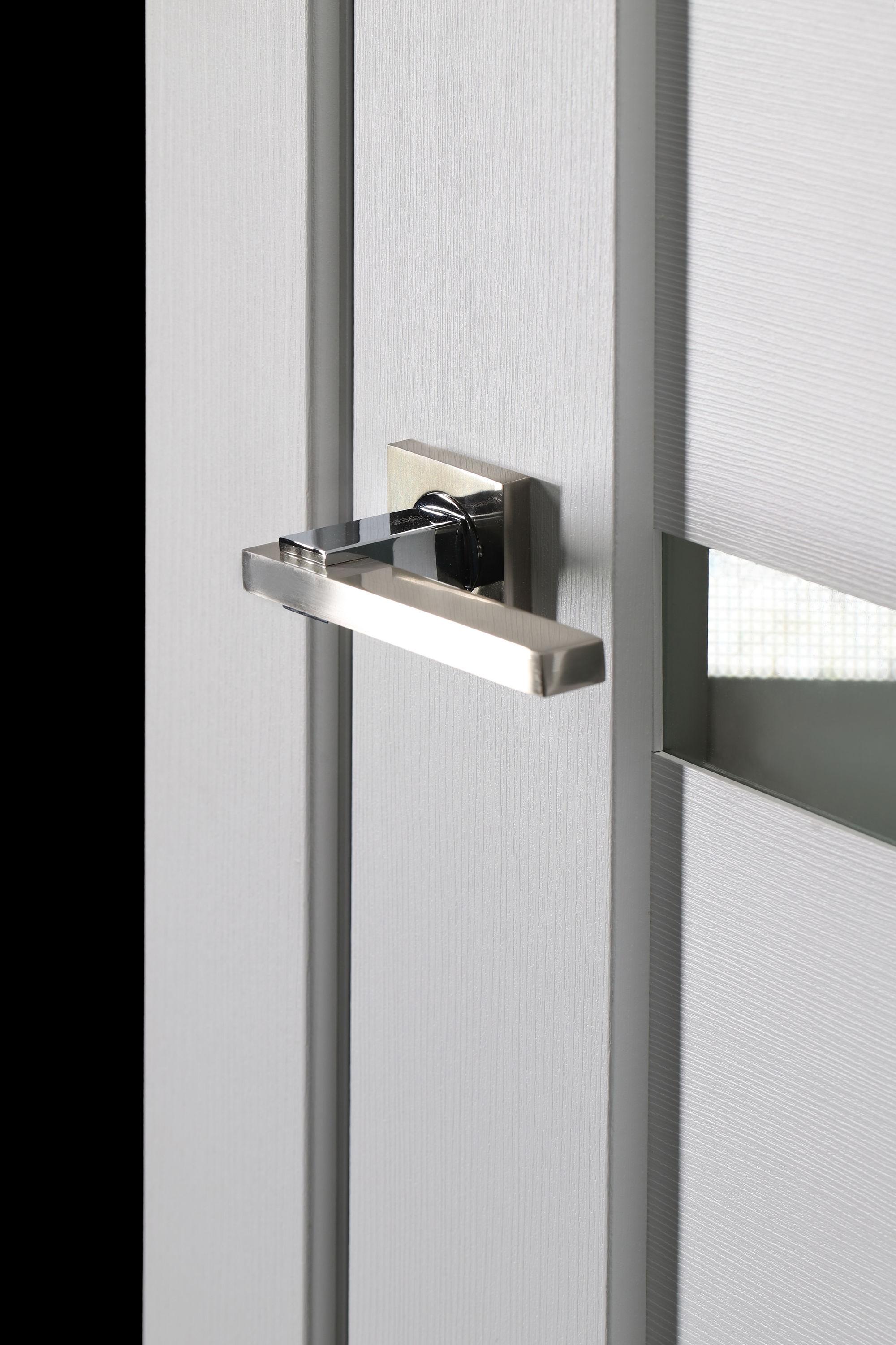 Belldinni Leora Paneled Manufactured Wood and Glass Standard Door Slab
