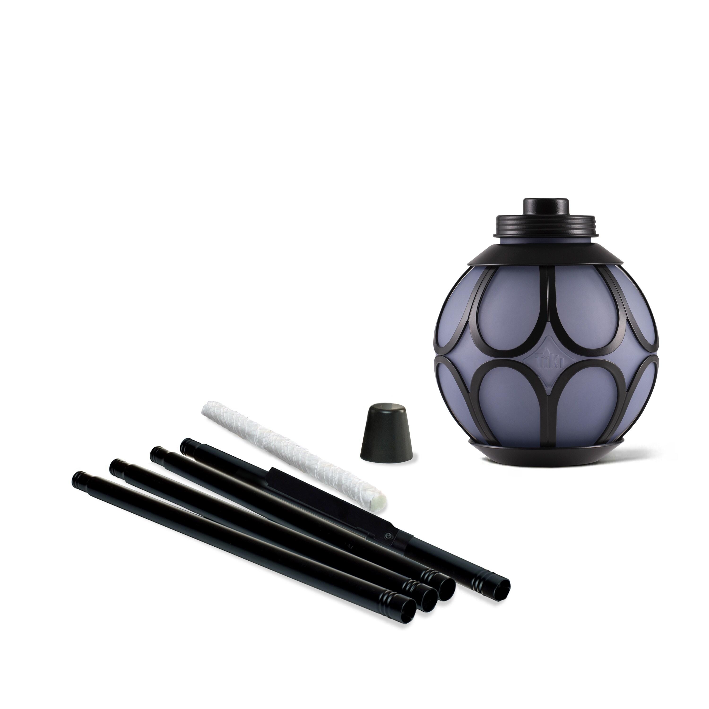 TIKI® Brand Easy Install 64 Inch TIKI Torch Metal Globe (Set of 2)