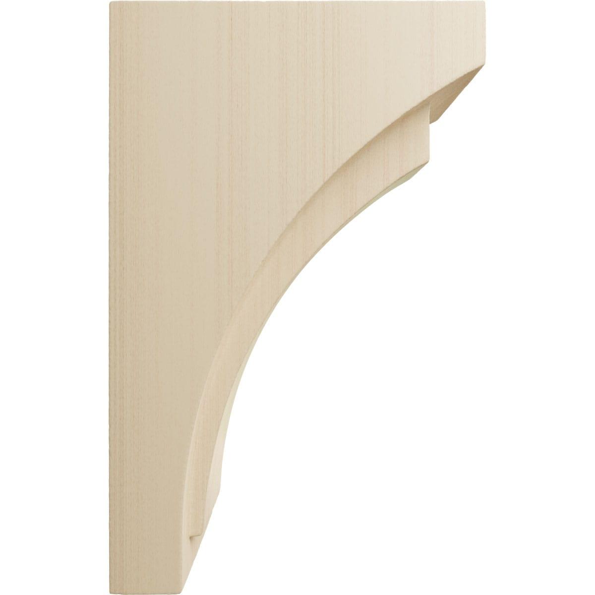 Mini Felix Natural Rubberwood Corbel 2.5" x 3.75" x 6"