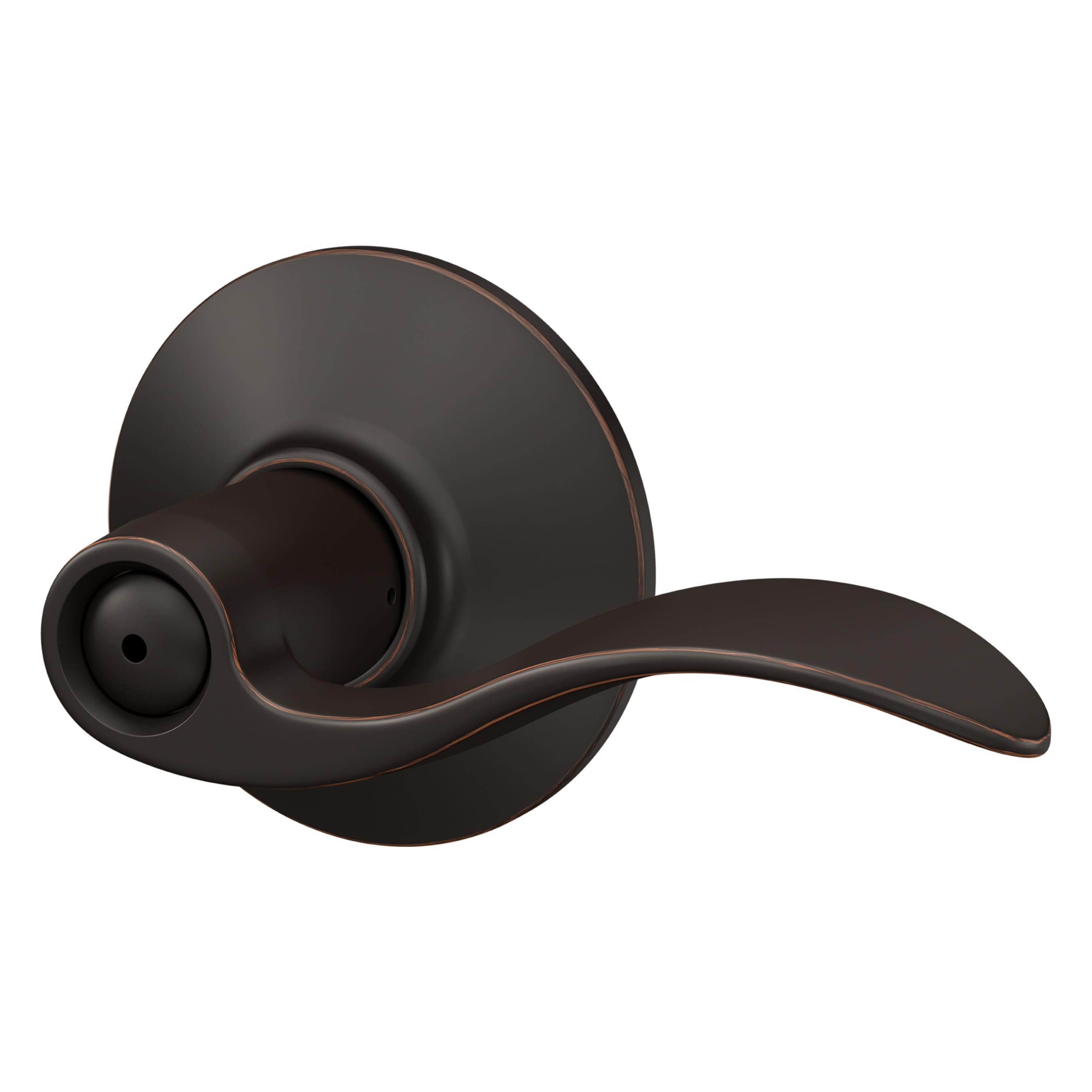 Accent Privacy Door Lever with Rosette