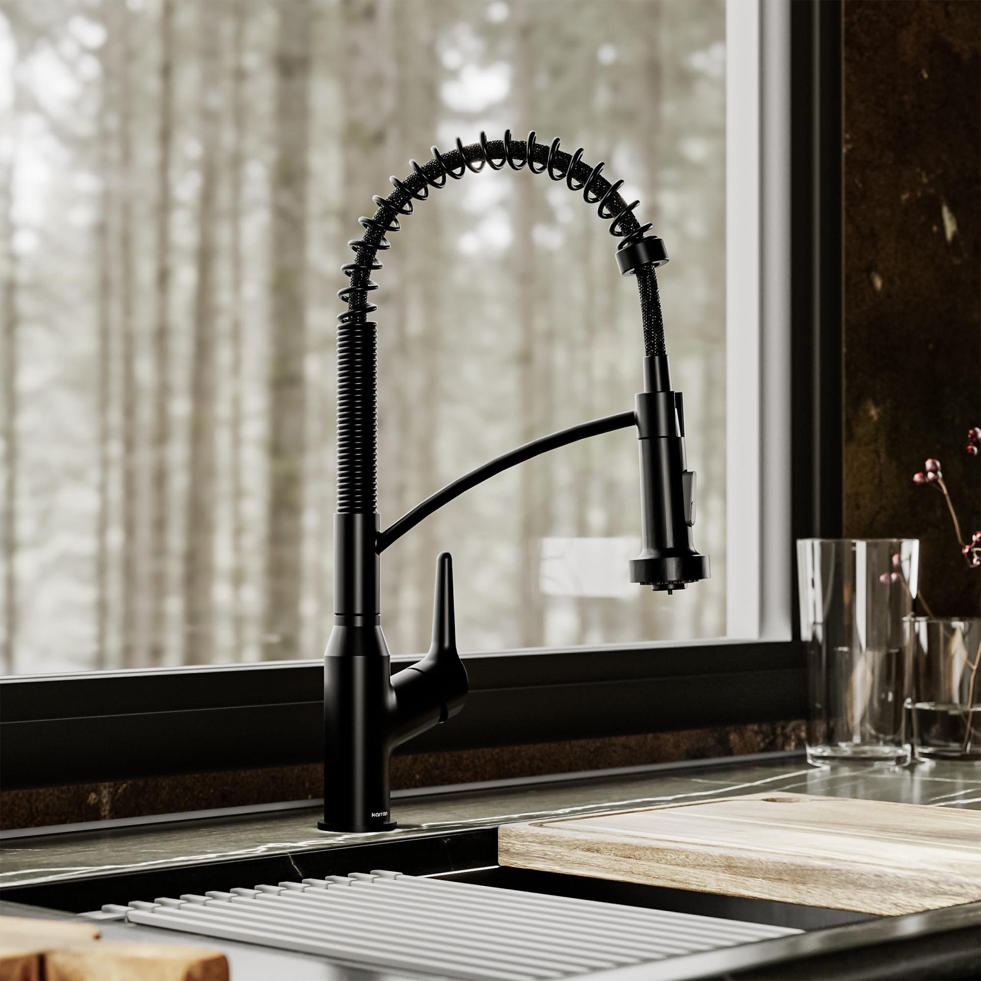 Karran Scottsdale Single-Handle Pull-Down Sprayer Kitchen Faucet