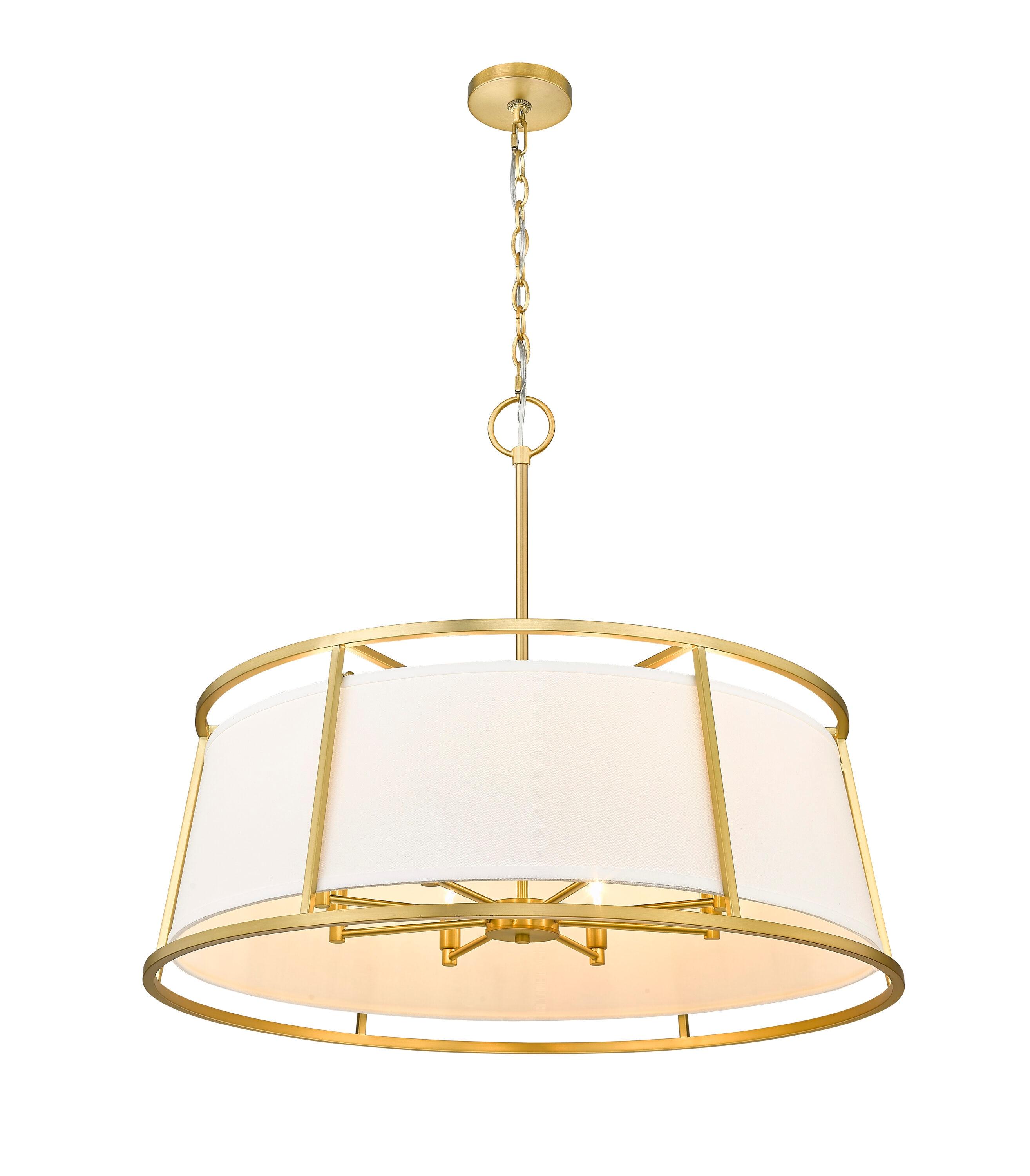 Z-Lite Lenyx 8 - Light Chandelier in  Rubbed Brass
