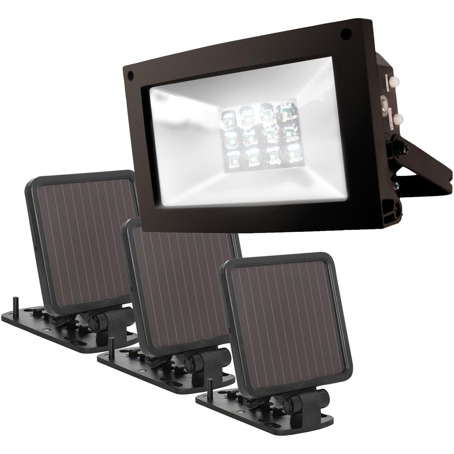 Low Voltage Solar Powered Integrated LED Flood Light