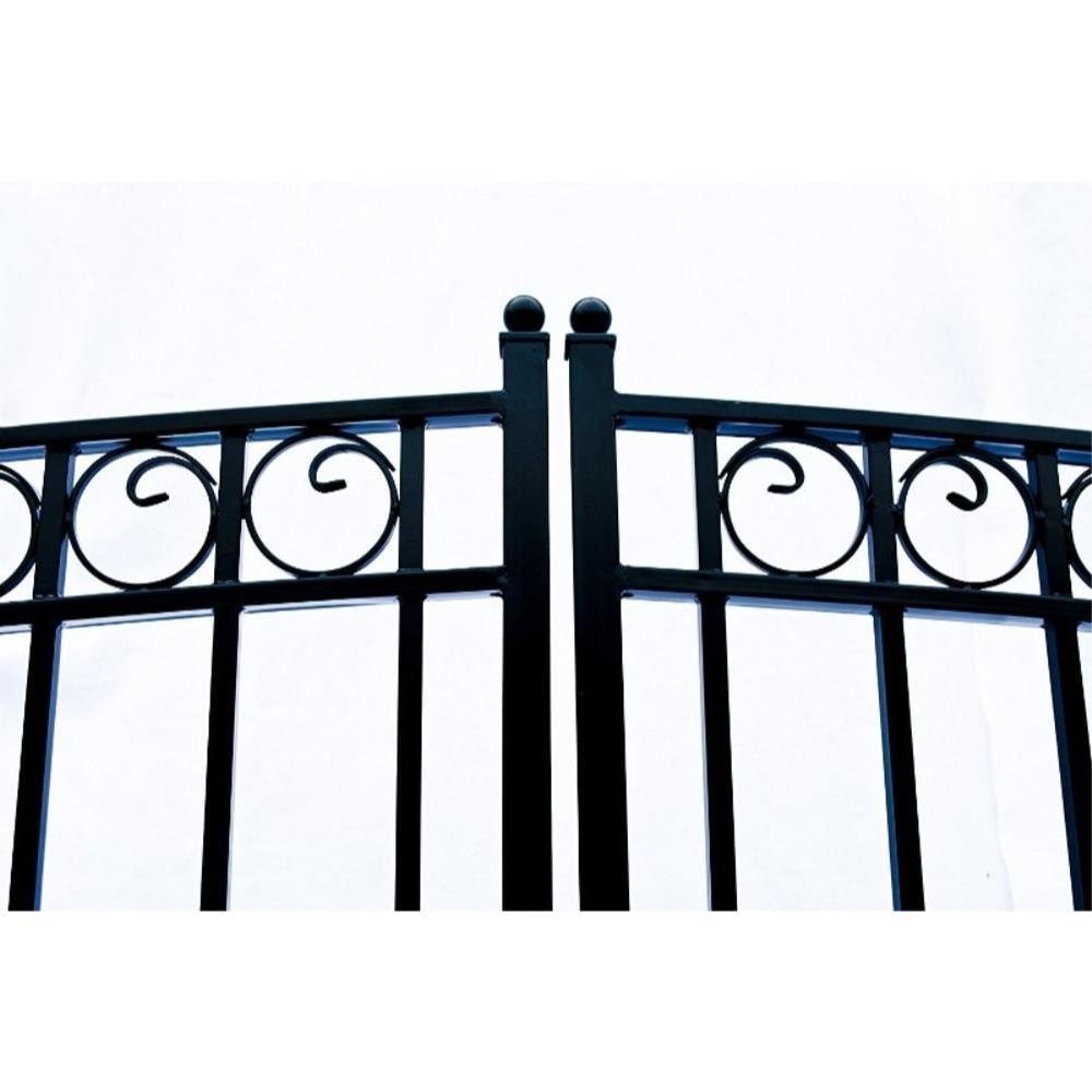 Steel Dual Swing Driveway Gate - PARIS Style