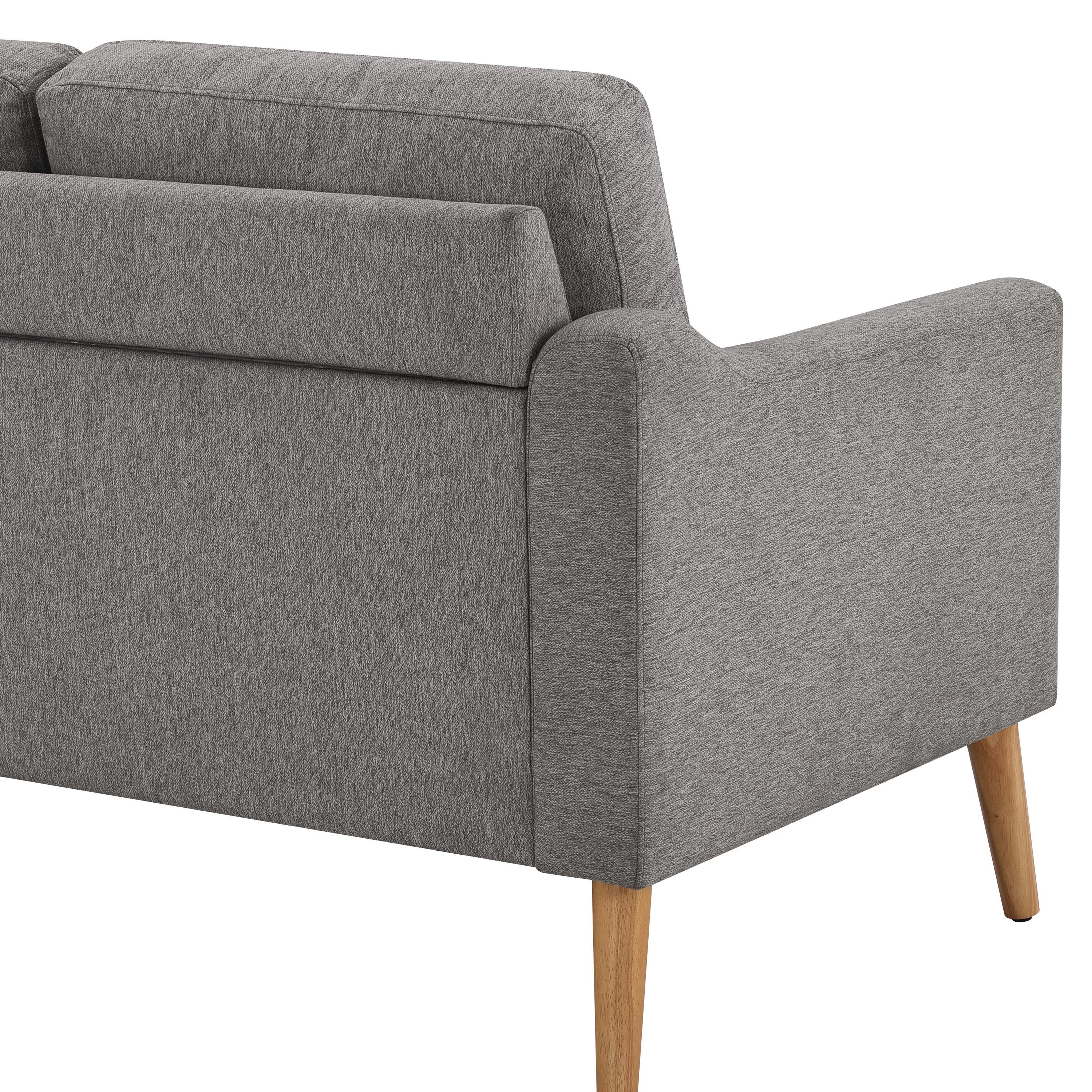 Serta Bellamy 2 in 1 Convertible Loveseat Chaise and Ottoman
