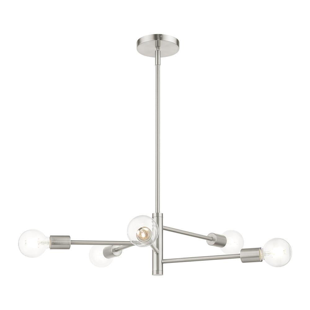 Livex Lighting - Bannister - 5 Light Chandelier in Mid Century Modern Style - 24