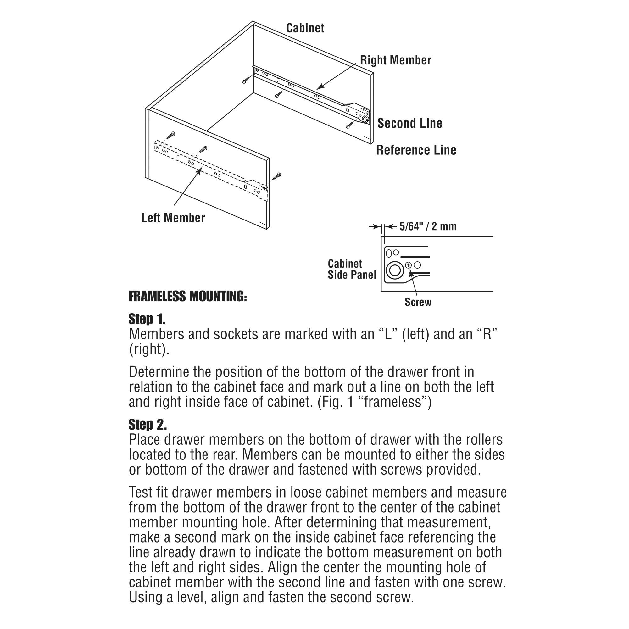 Prime-Line Drawer Slide Kit  Replace Drawer Track Hardware  Self-Closing Design Fits Most Bottom/ Side-Mounted Drawer Systems 17-3/4 In. Steel Tracks, Plastic Wheels, White (1 Pair)