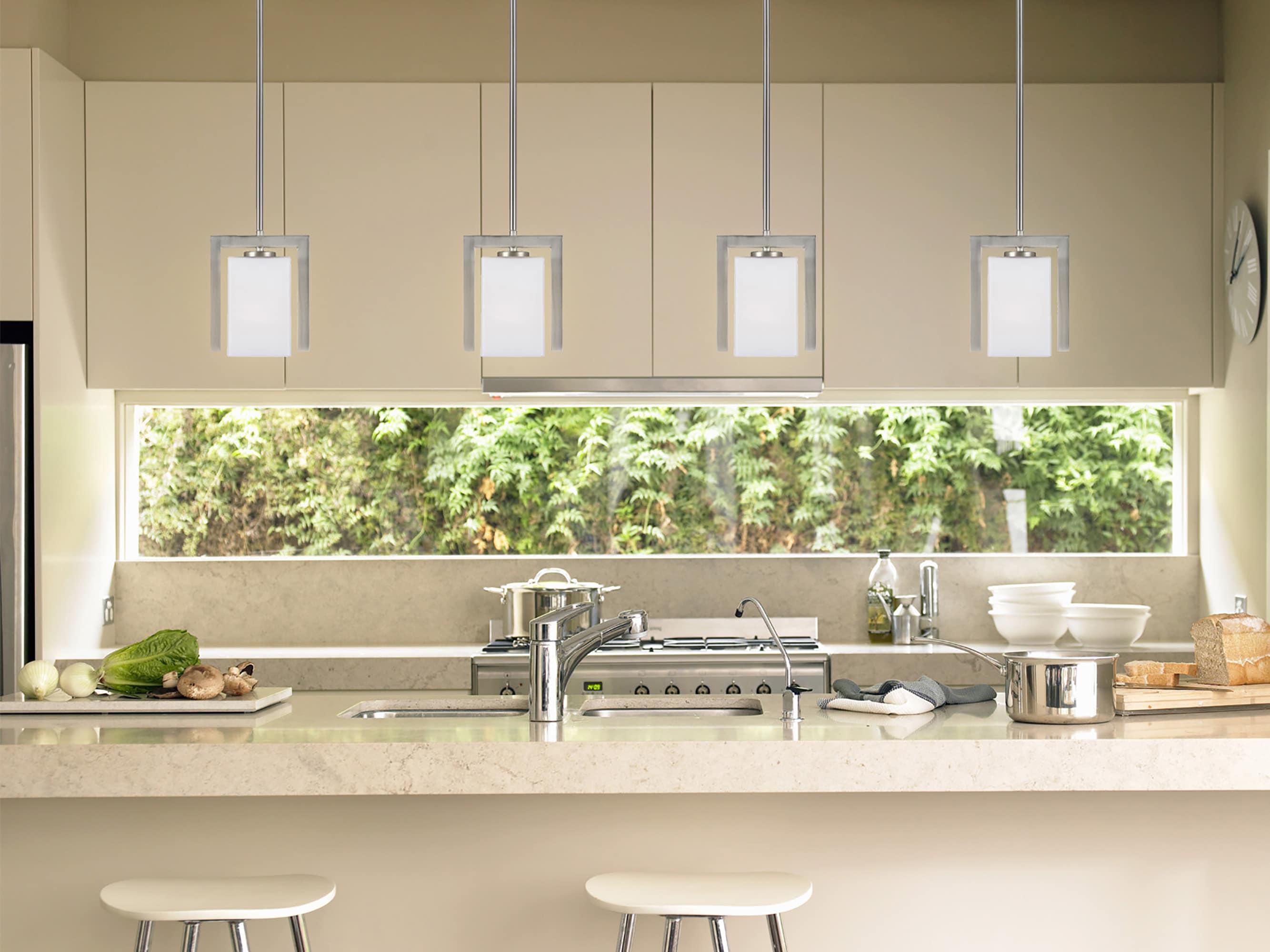 Forte Lighting 2569-01 1 Light 7" Wide Mini Pendant - Nickel