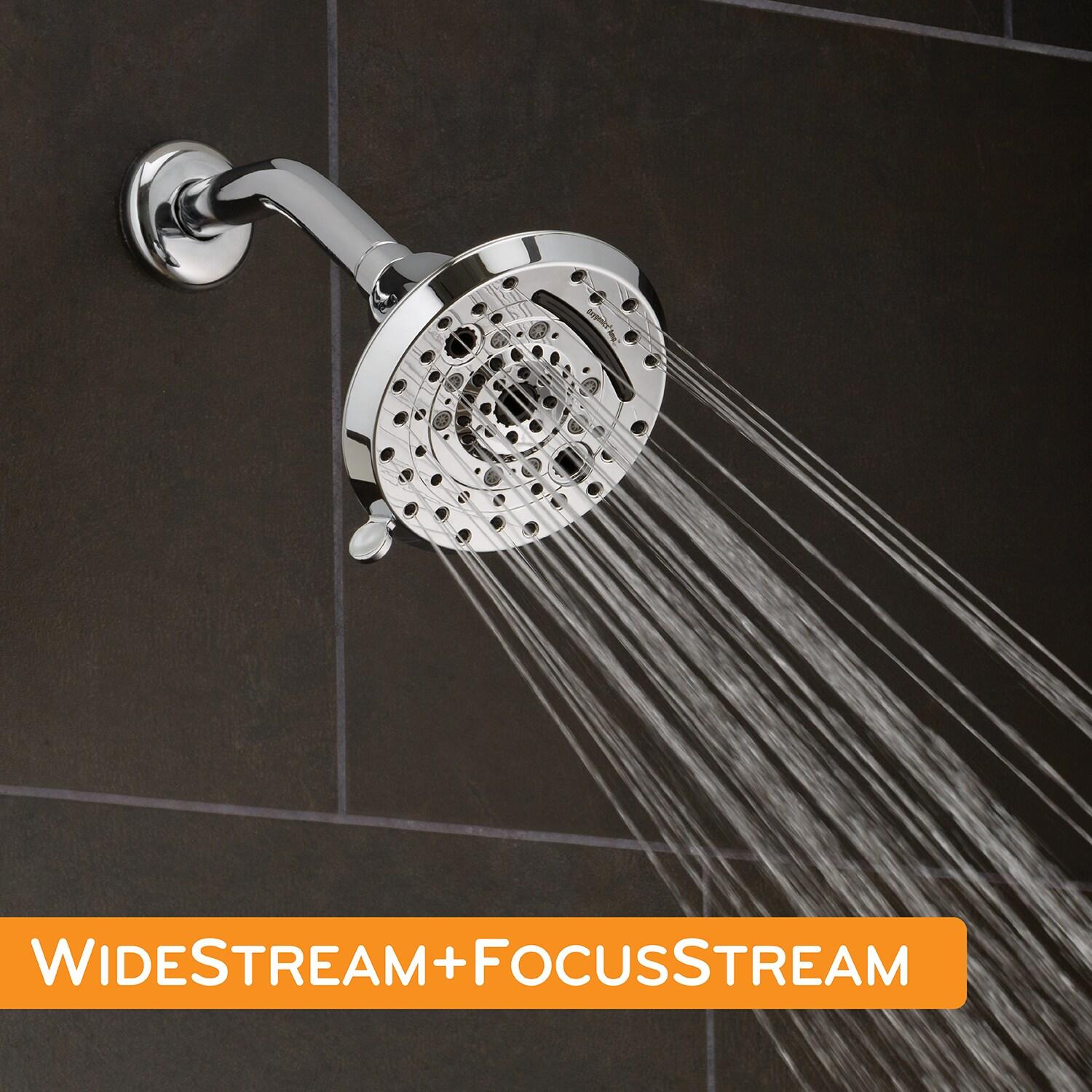 Oxygenics Amp Chrome Fixed Shower Head 1.8-GPM (6.8-LPM)
