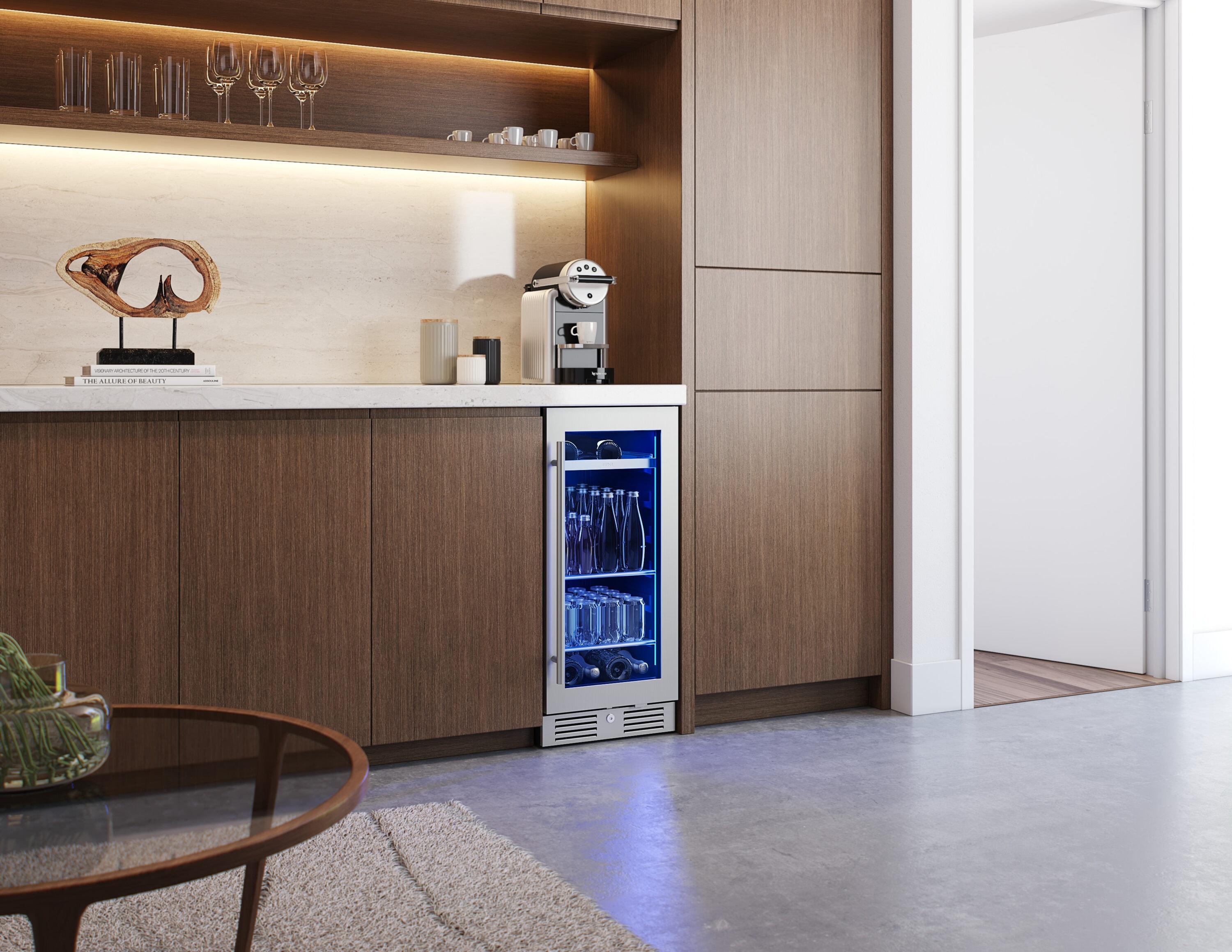 Zephyr Zephyr Presrv 15" 4-Bottle and 64-Can Single Zone Beverage Cooler