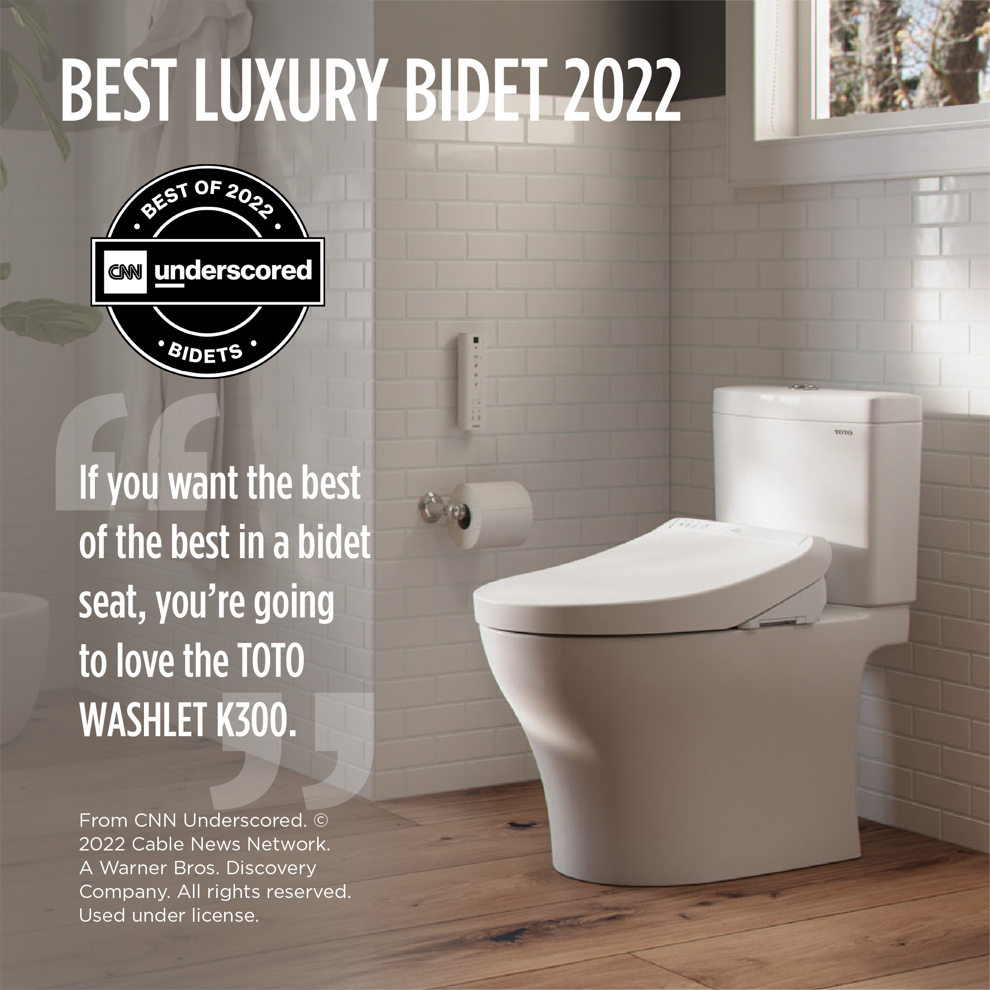 Washlet® Toilet Elongated Seat Bidet