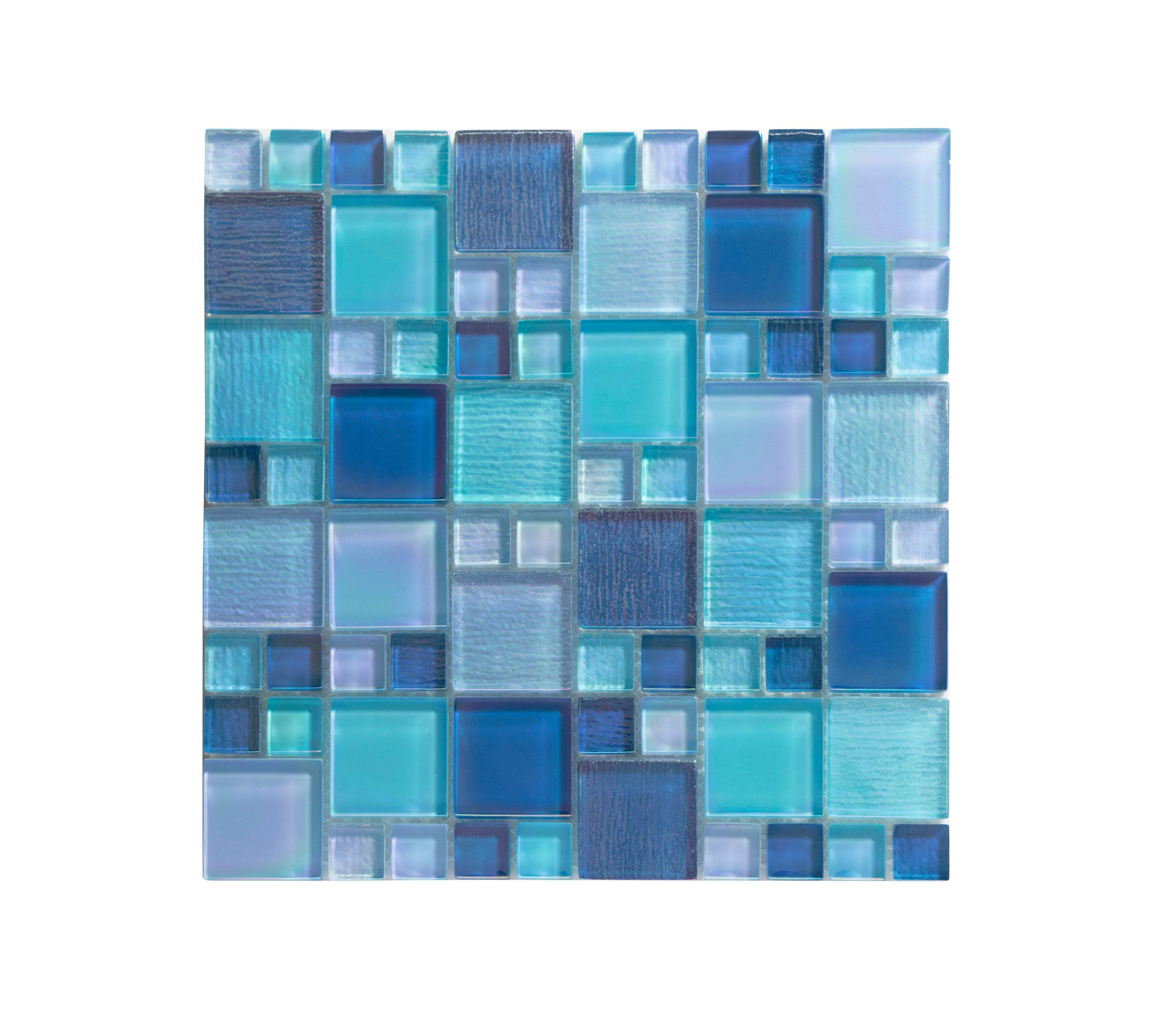 WS Tiles® Reflections Artista Glass Versailles Mosaic Sheet Tile