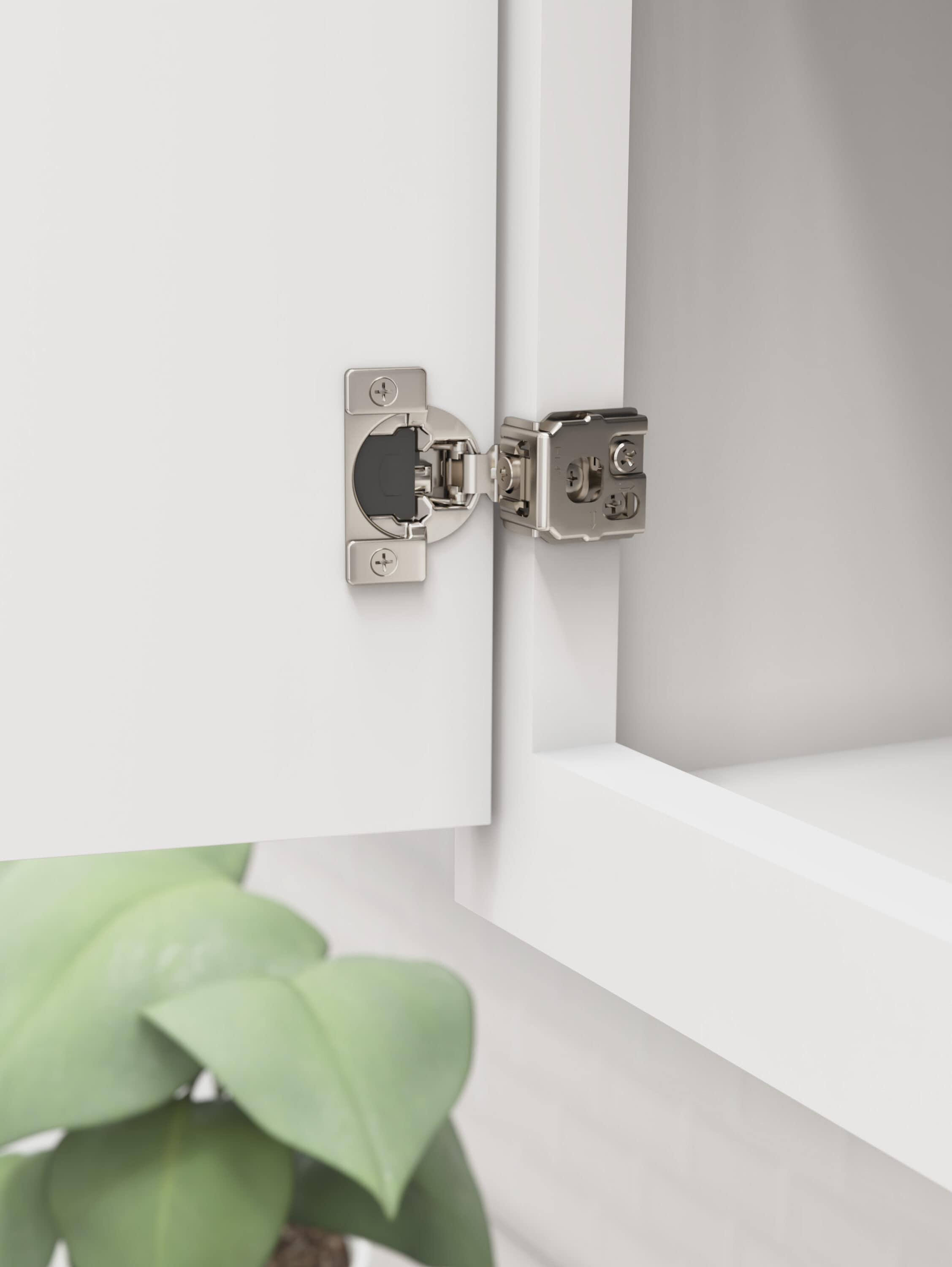 Amerock 1-1/4 inch (32mm) Overlay Face Frame Soft Close Concealed Cabinet Hinge - 1 Pair