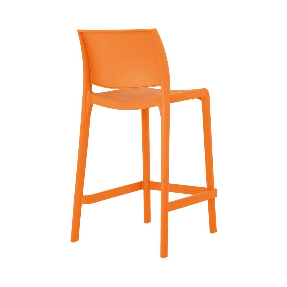 2pk Sensilla Stackable Counter Stools Orange - Lagoon