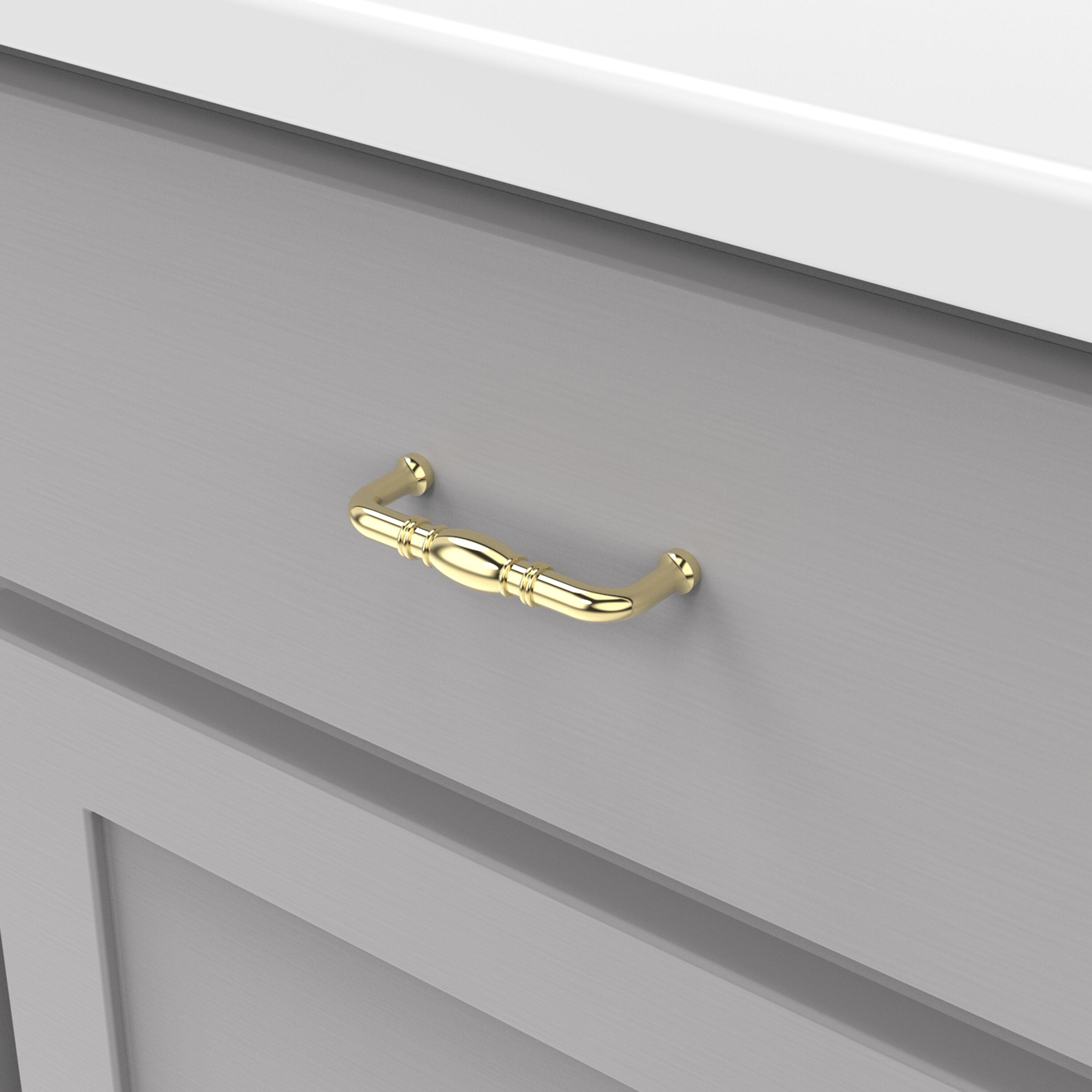 Williamsburg Kitchen Cabinet Handles, Solid Core Drawer Pulls for Cabinet Doors