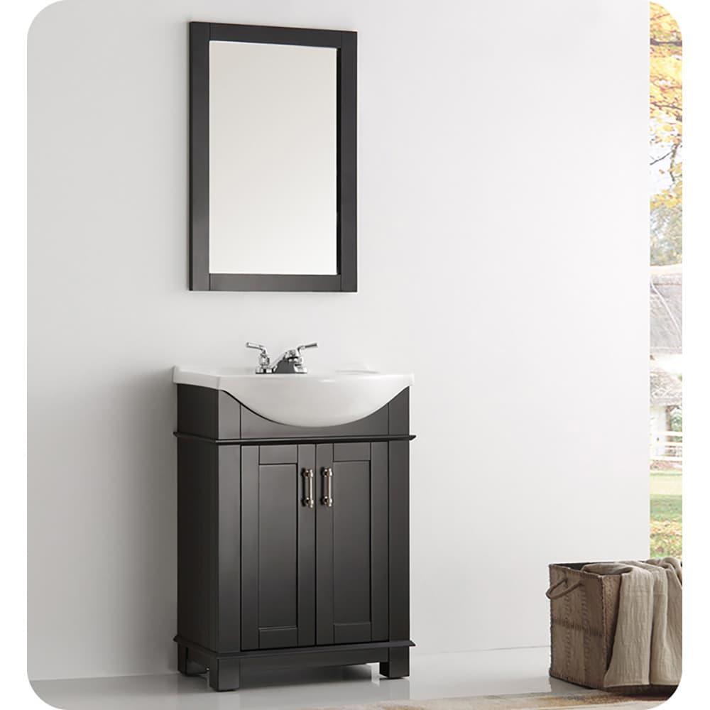 Hartford 20" Traditional Rectangular Wood Framed Bathroom Vanity Mirror