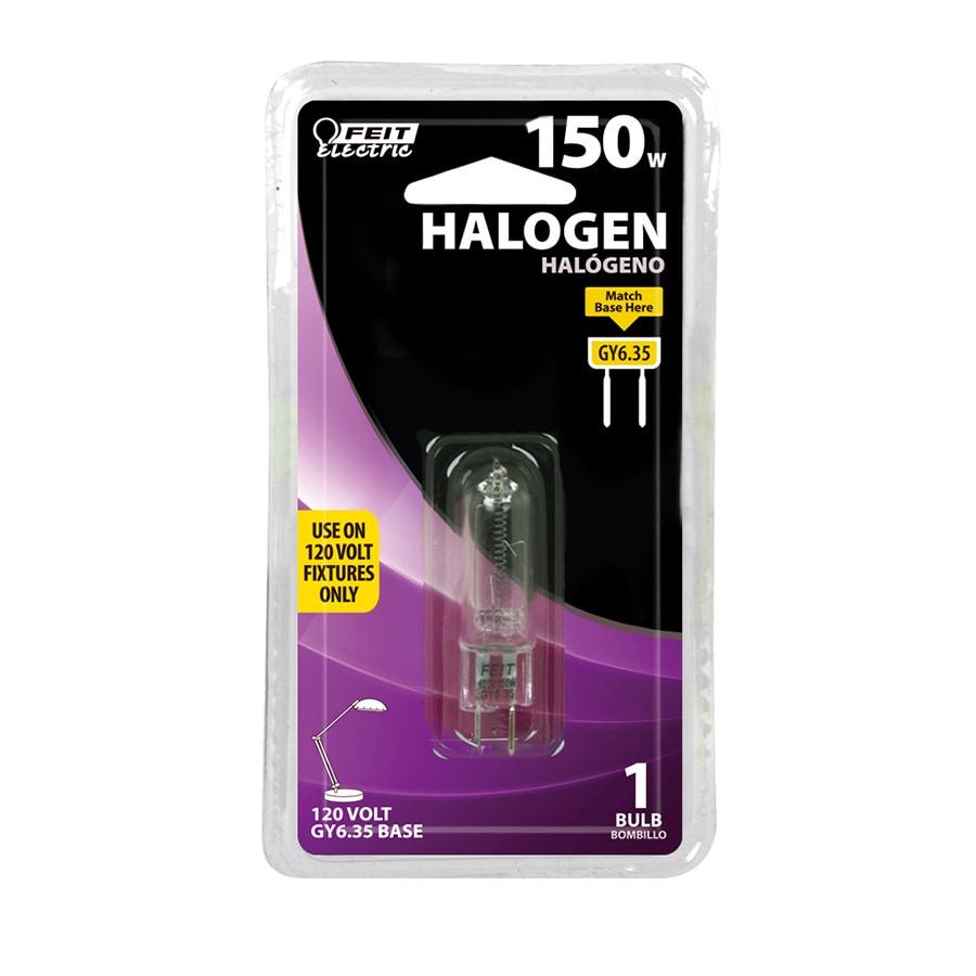 150-Watt Clear Halogen Tubular Bulb with GY6.35 Base