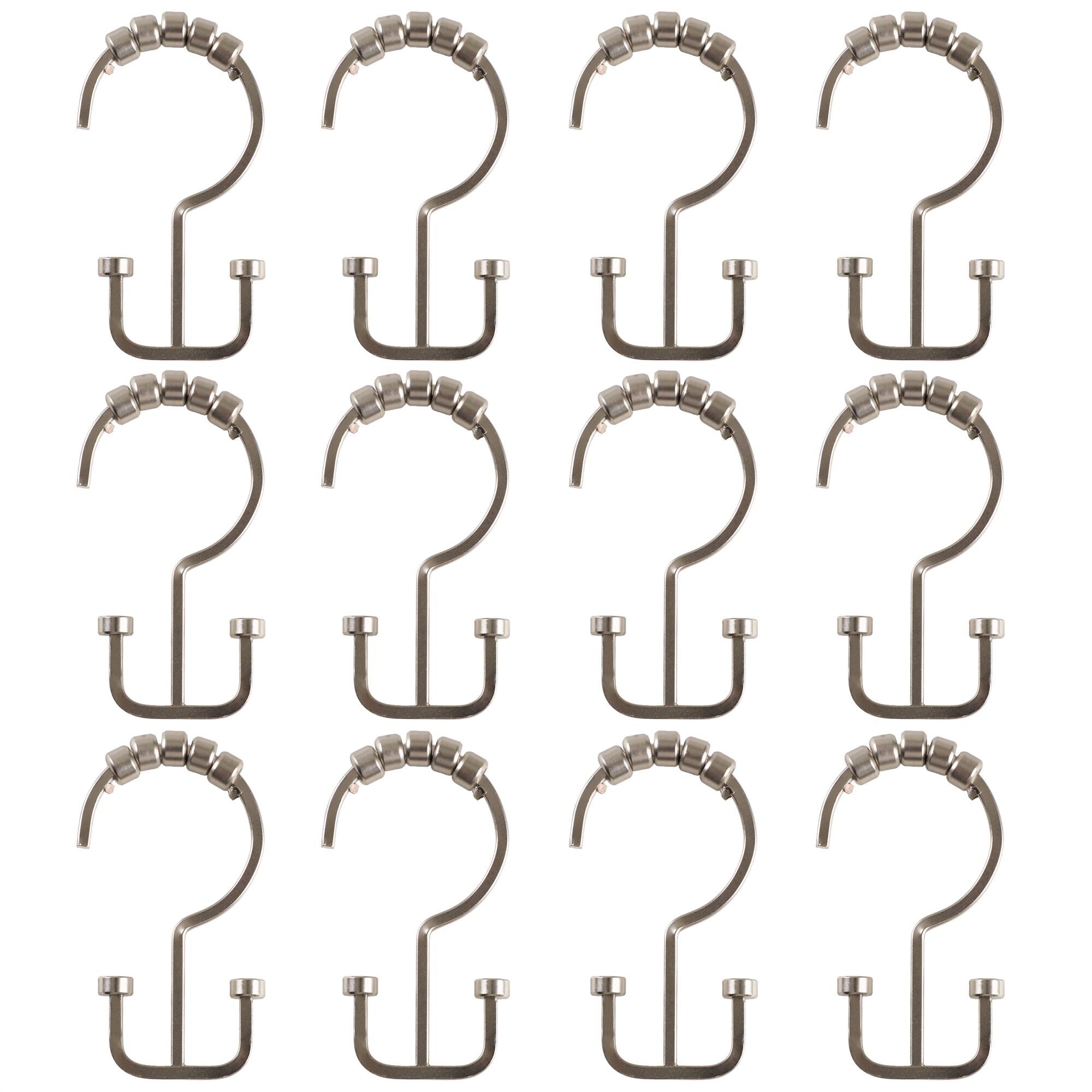 Utopia Alley Deco Steel Shower Curtain Hook (Set of 12)