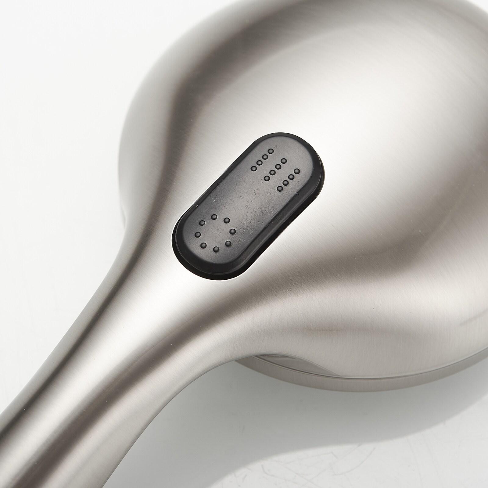 Single Handle 1-Spray Round Rain Shower Faucet Combo Set with Dual Function Pressure Balance Valve