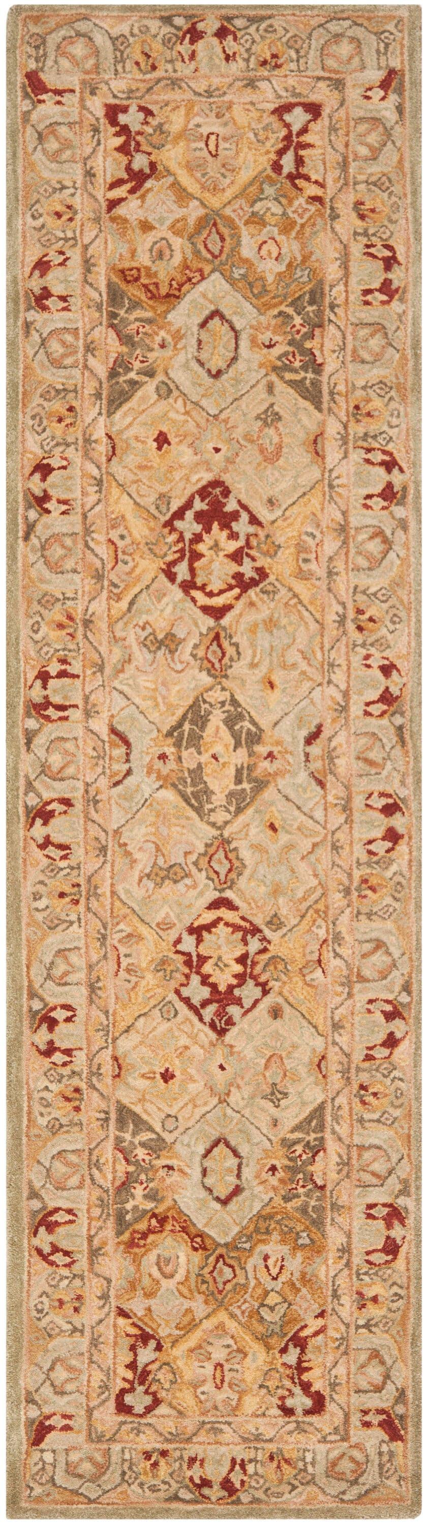 Anatolia AN530 Hand Tufted Runner Rug  - Beige/Multi - 2'3"x8' - Safavieh.