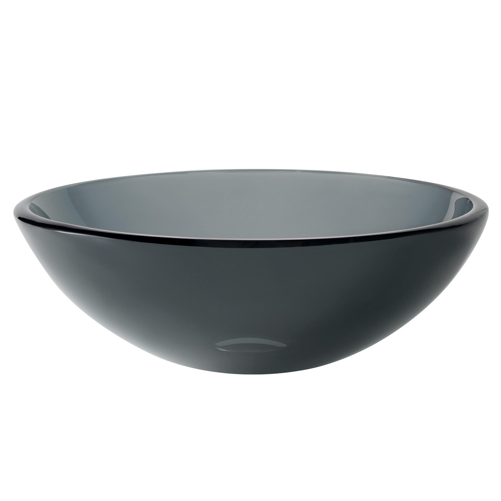 Glass Circular Vessel Bathroom Sink