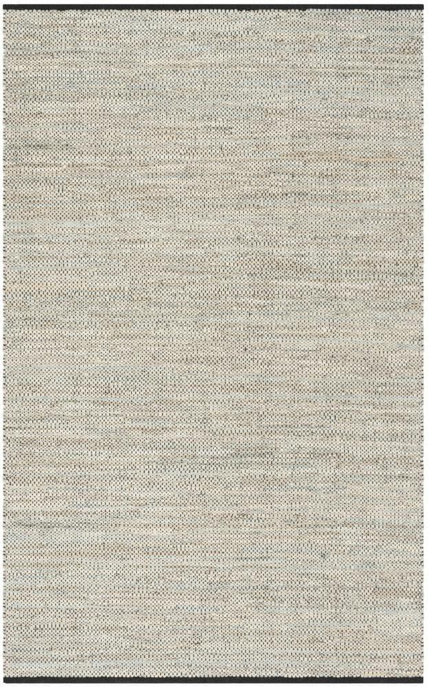 Vintage Leather VTL104 Hand Woven Indoor Area Rug - Beige - 6'x9' - Safavieh