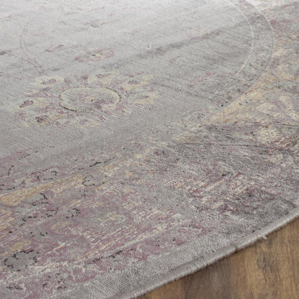 SAFAVIEH Vintage Jaxon Traditional Runner Rug, Grey/Multi, 2'2" x 12'