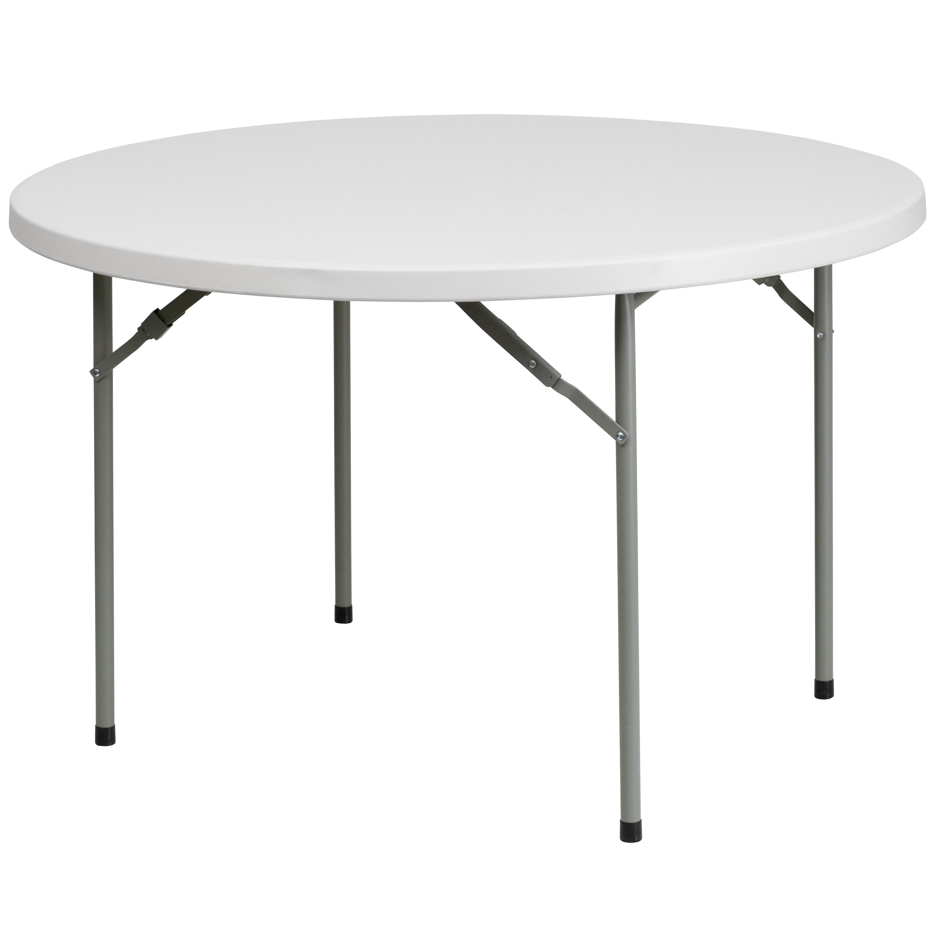 Parker 48" Round Plastic Event Folding Table by Flash Furniture