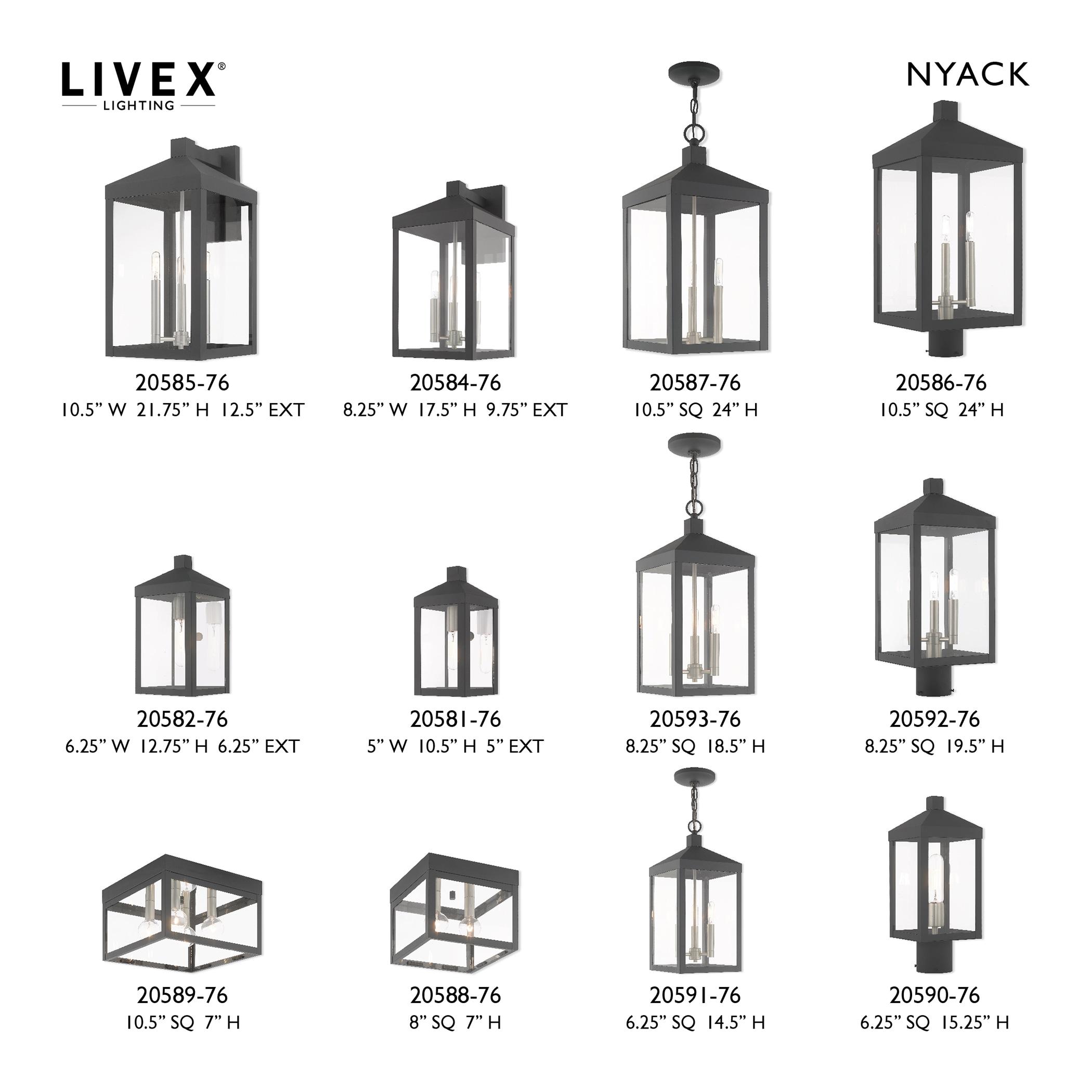 Livex Lighting Nyack 1 - Light Wall Light in  Scandinavian Gray