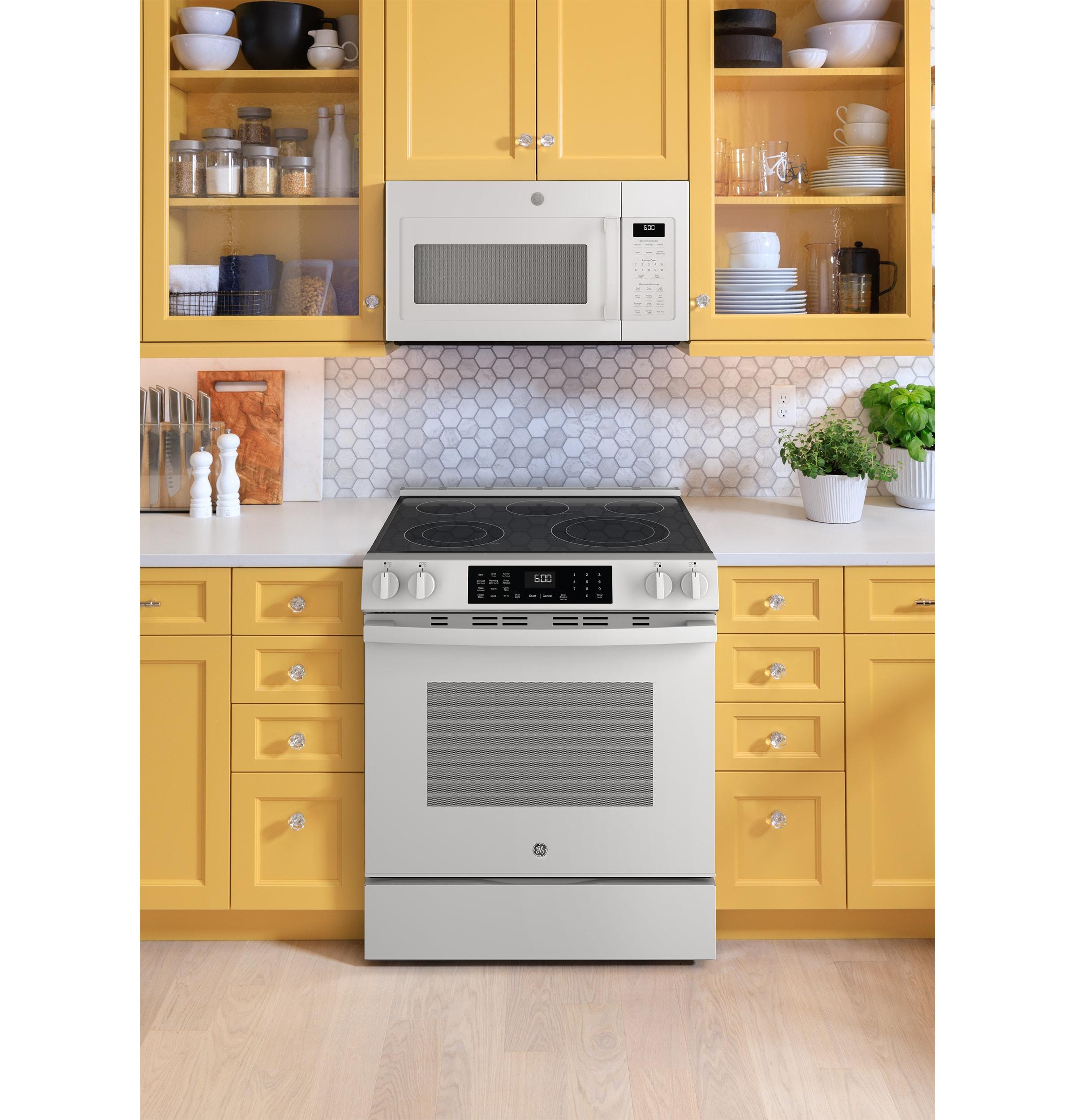 GE 30" Slide-In Electric Convection Range