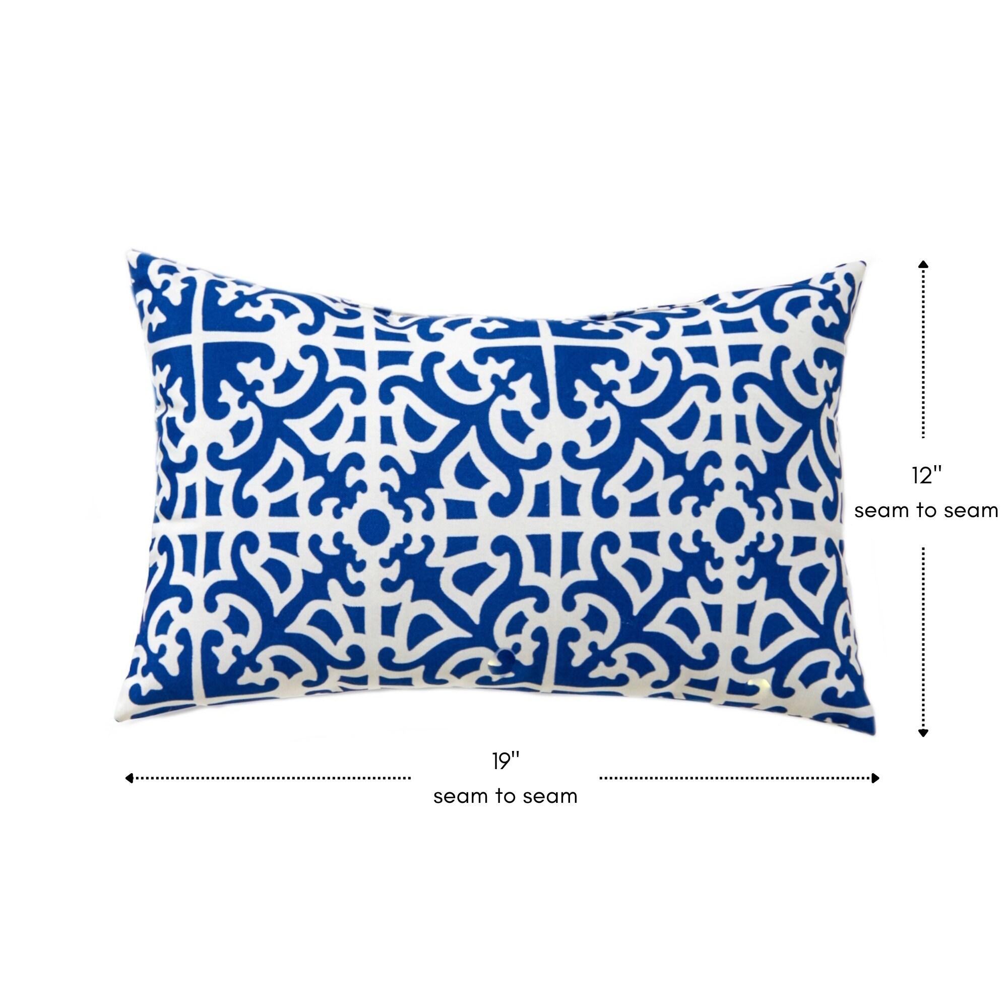 Indoor/Outdoor Reversible Throw Pillow