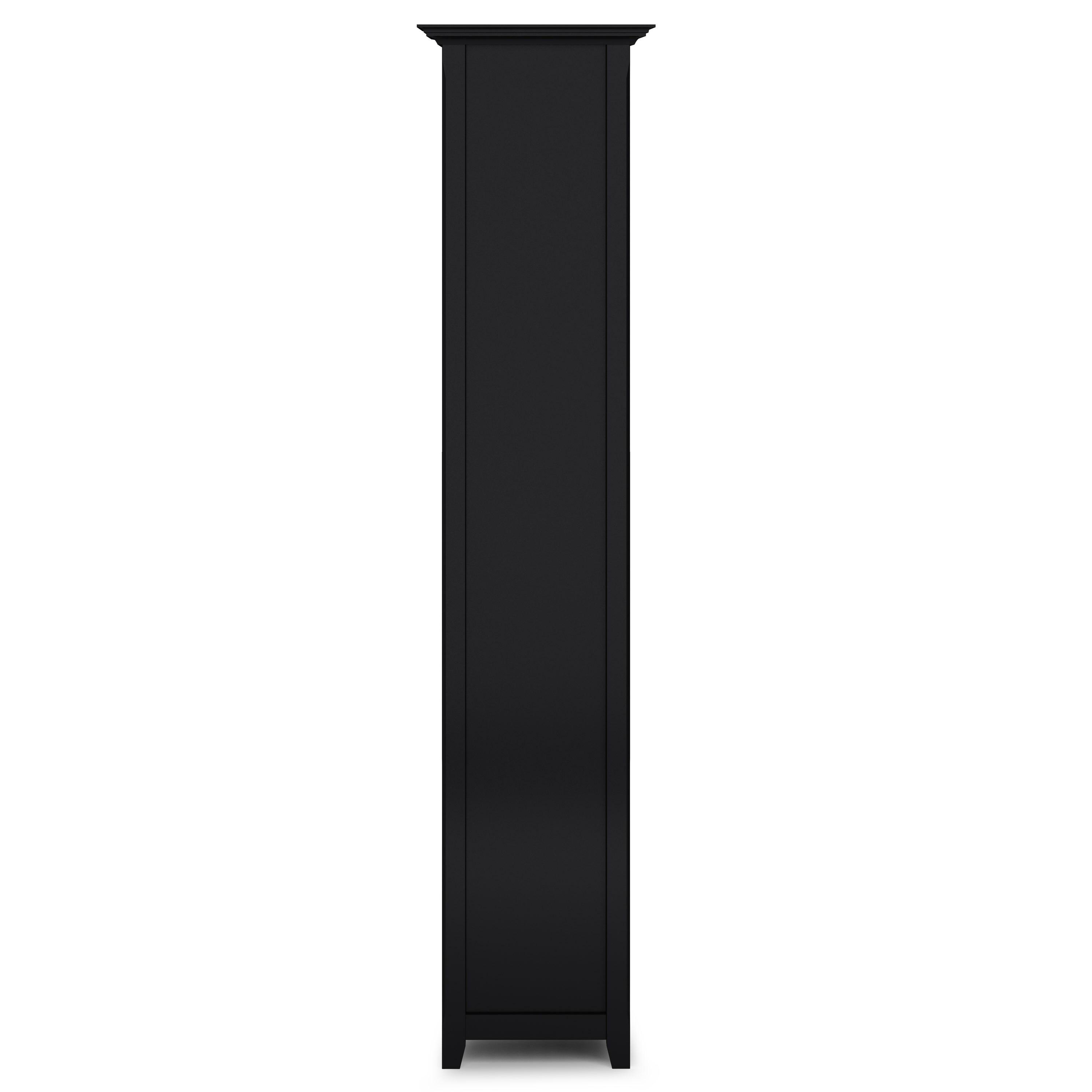 Simpli Home Amherst 30"W Solid Wood 5 Shelf Bookcase with Adjustable Shelves & Reviews | Wayfair