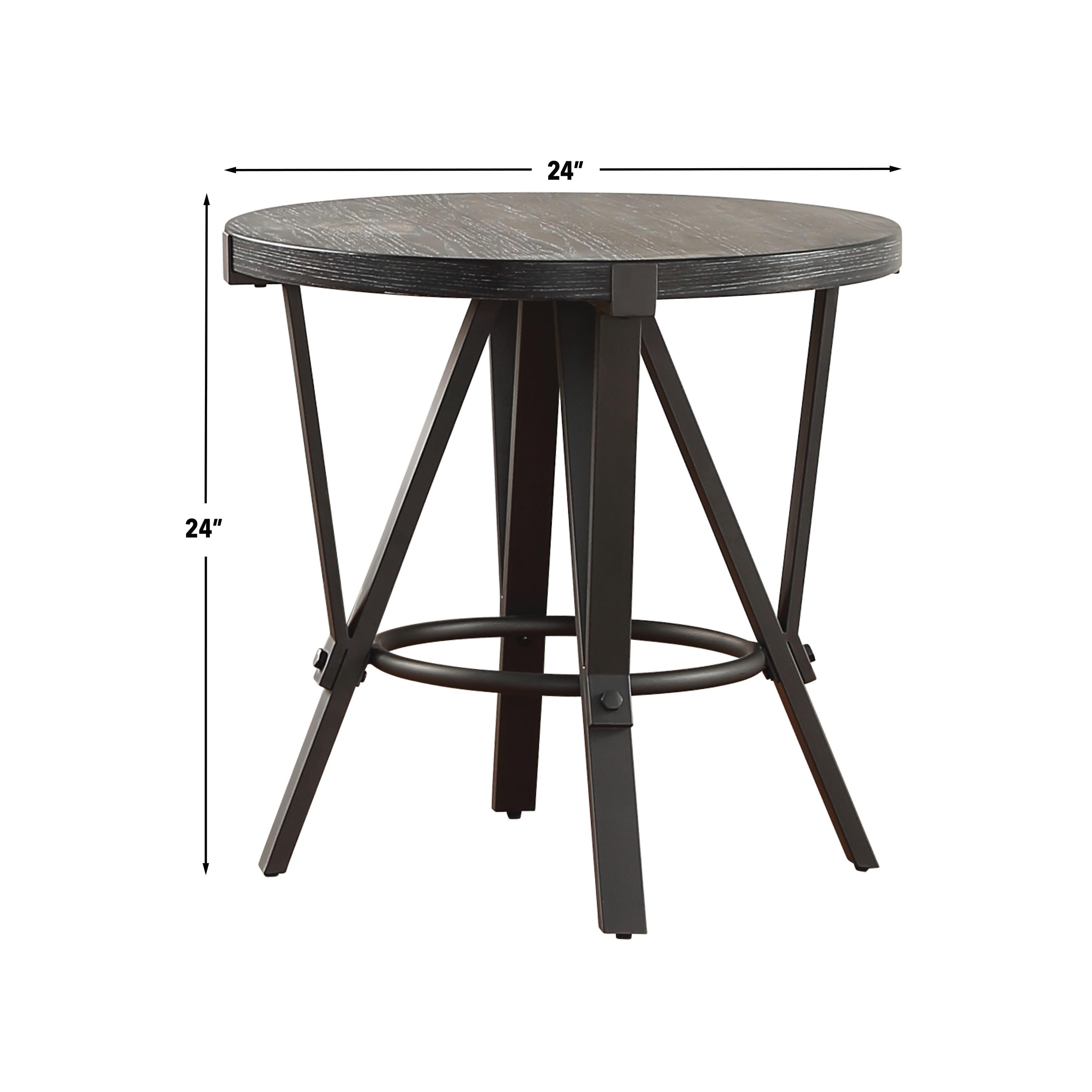 Steve Silver Portland End Table, Gray
